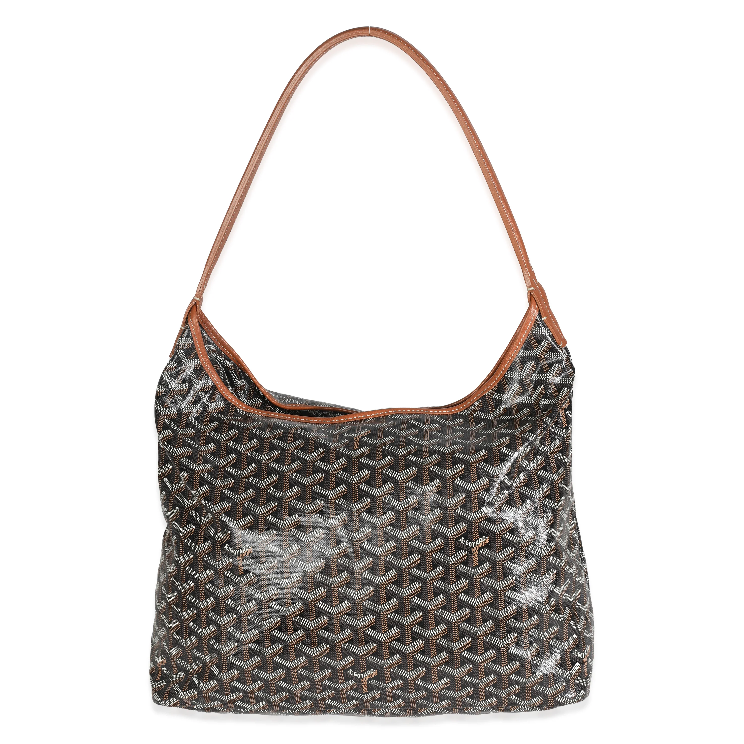 Gold Black Goyardine Boheme Hobo - Image 4