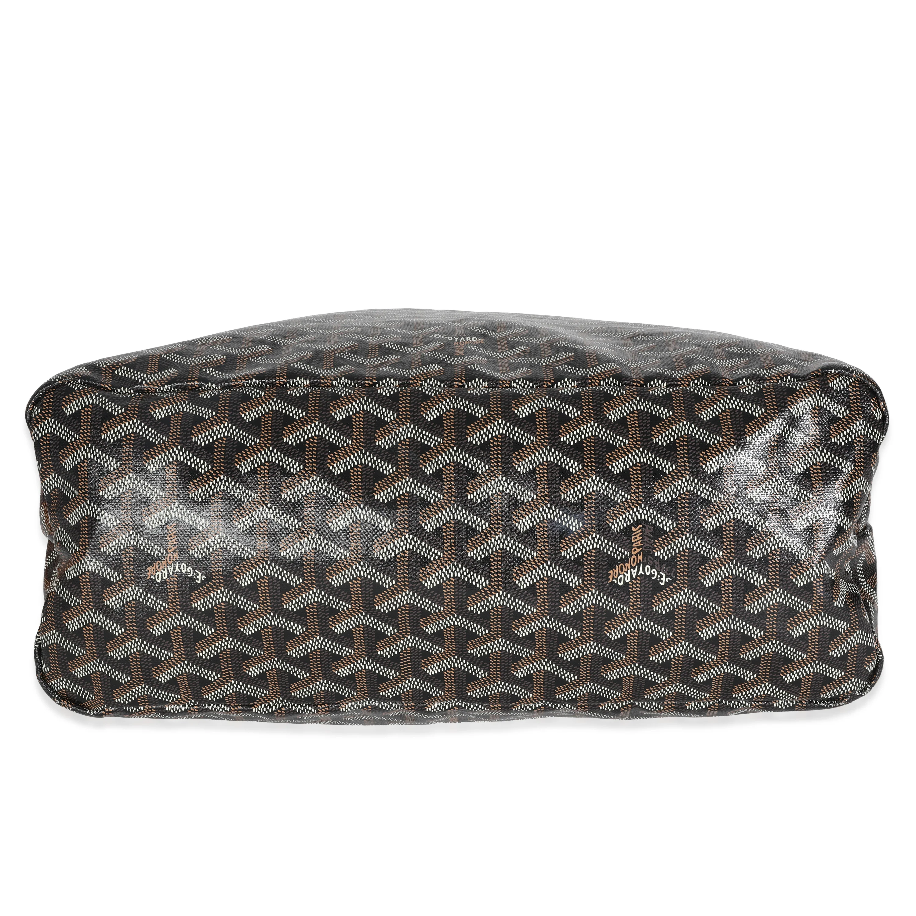 Gold Black Goyardine Boheme Hobo - Image 5