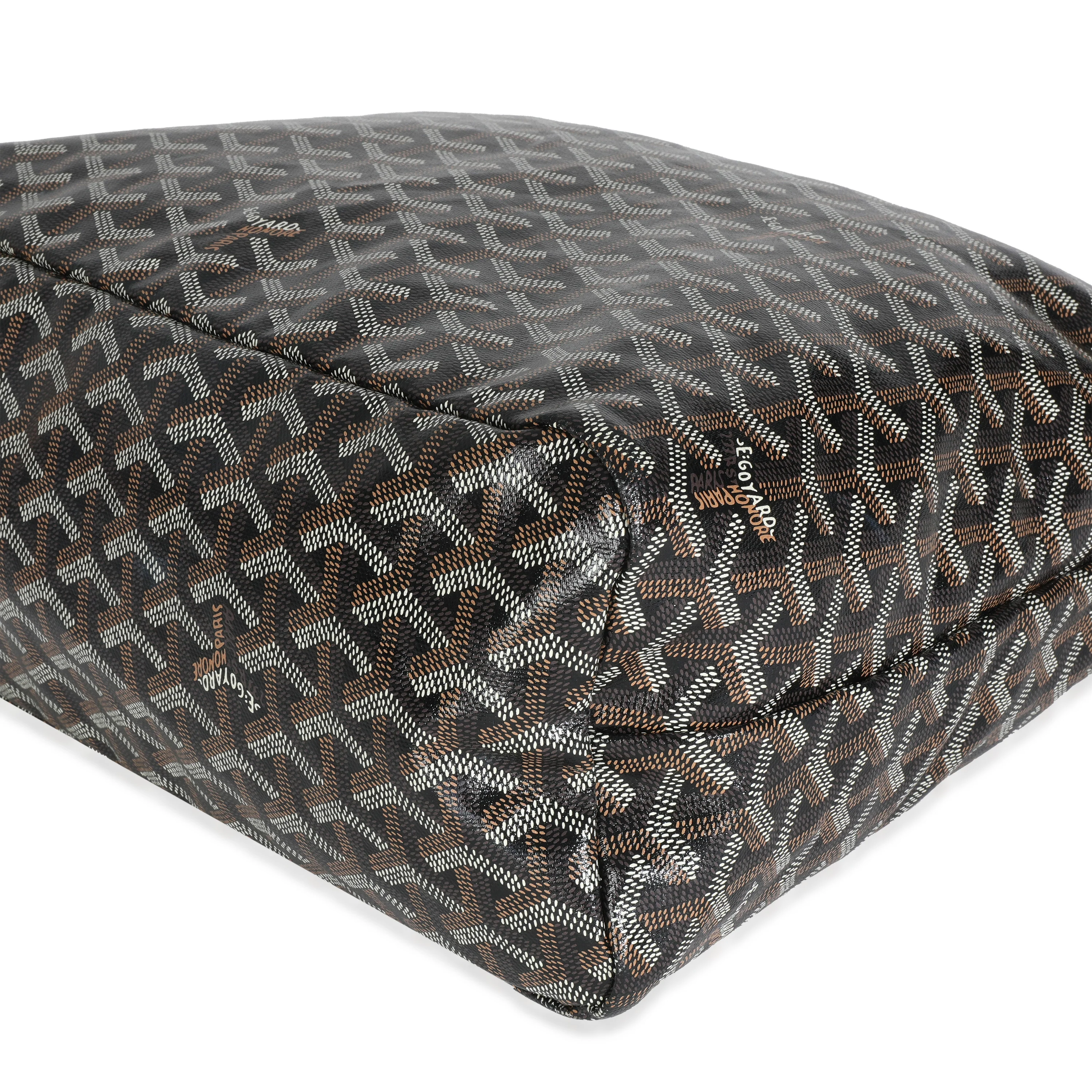 Gold Black Goyardine Boheme Hobo - Image 7