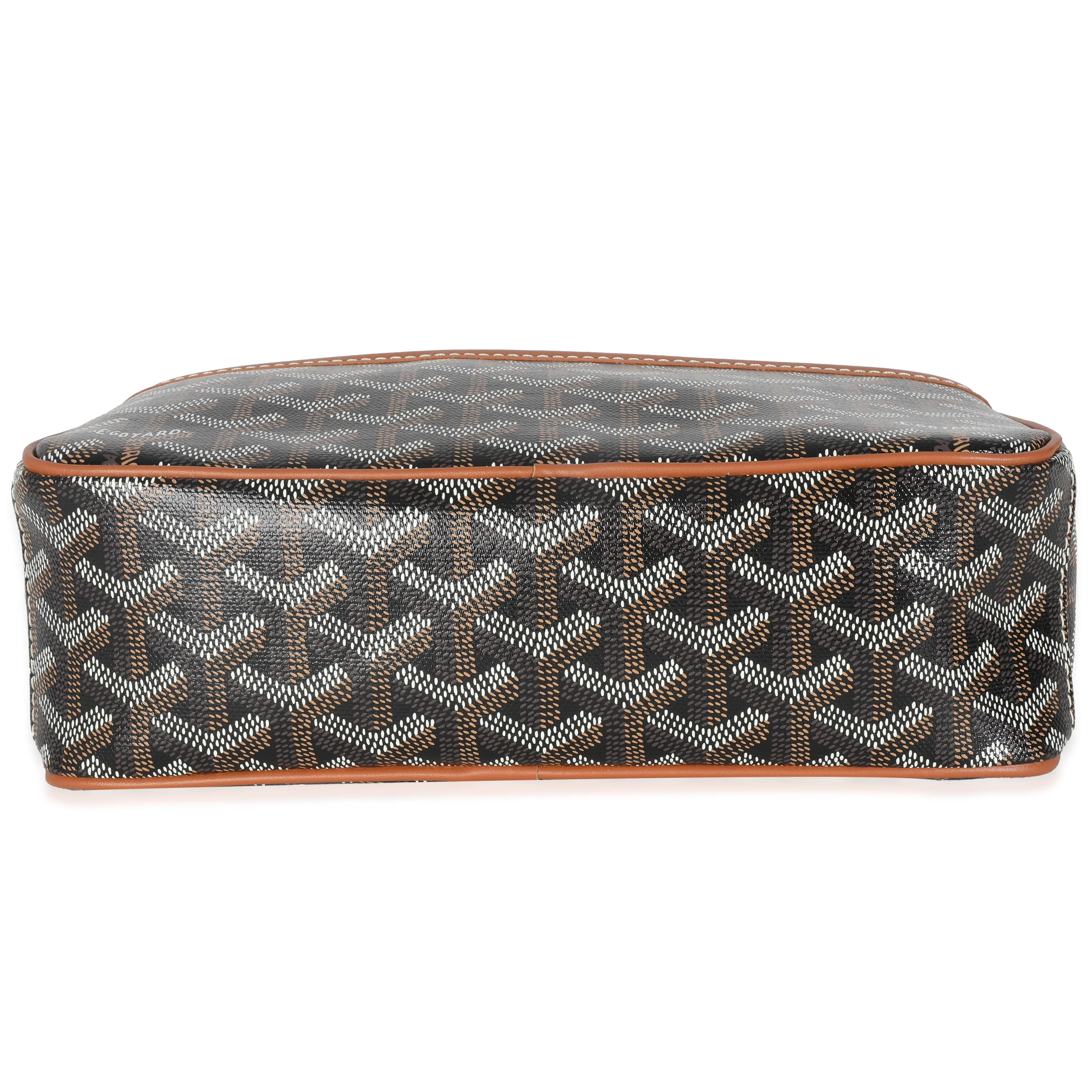 Gold Black Goyardine Canvas Cap Vert PM - Image 5