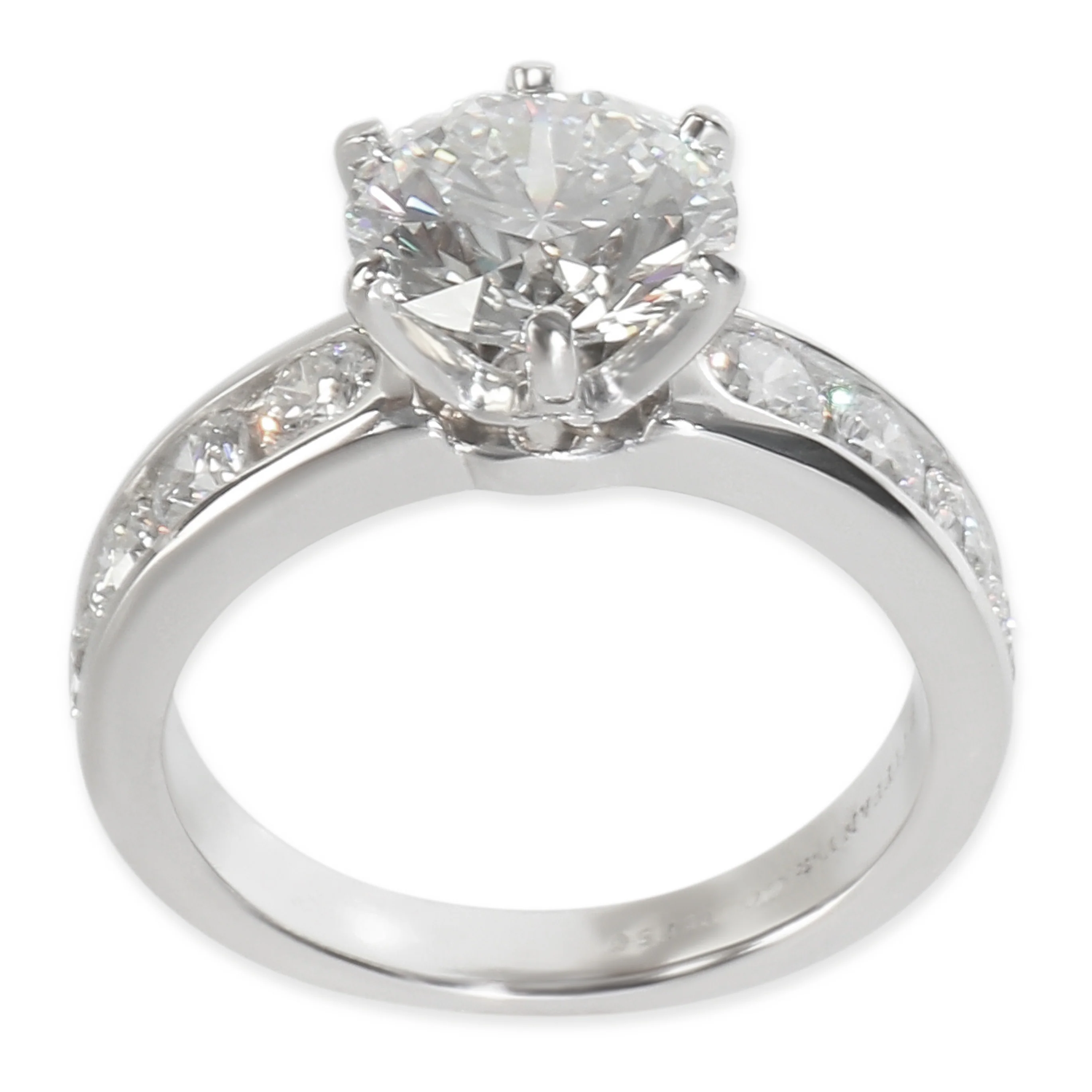 1.87 ct Round Brilliant Diamond Channel Set Engagement Ring - Image 8
