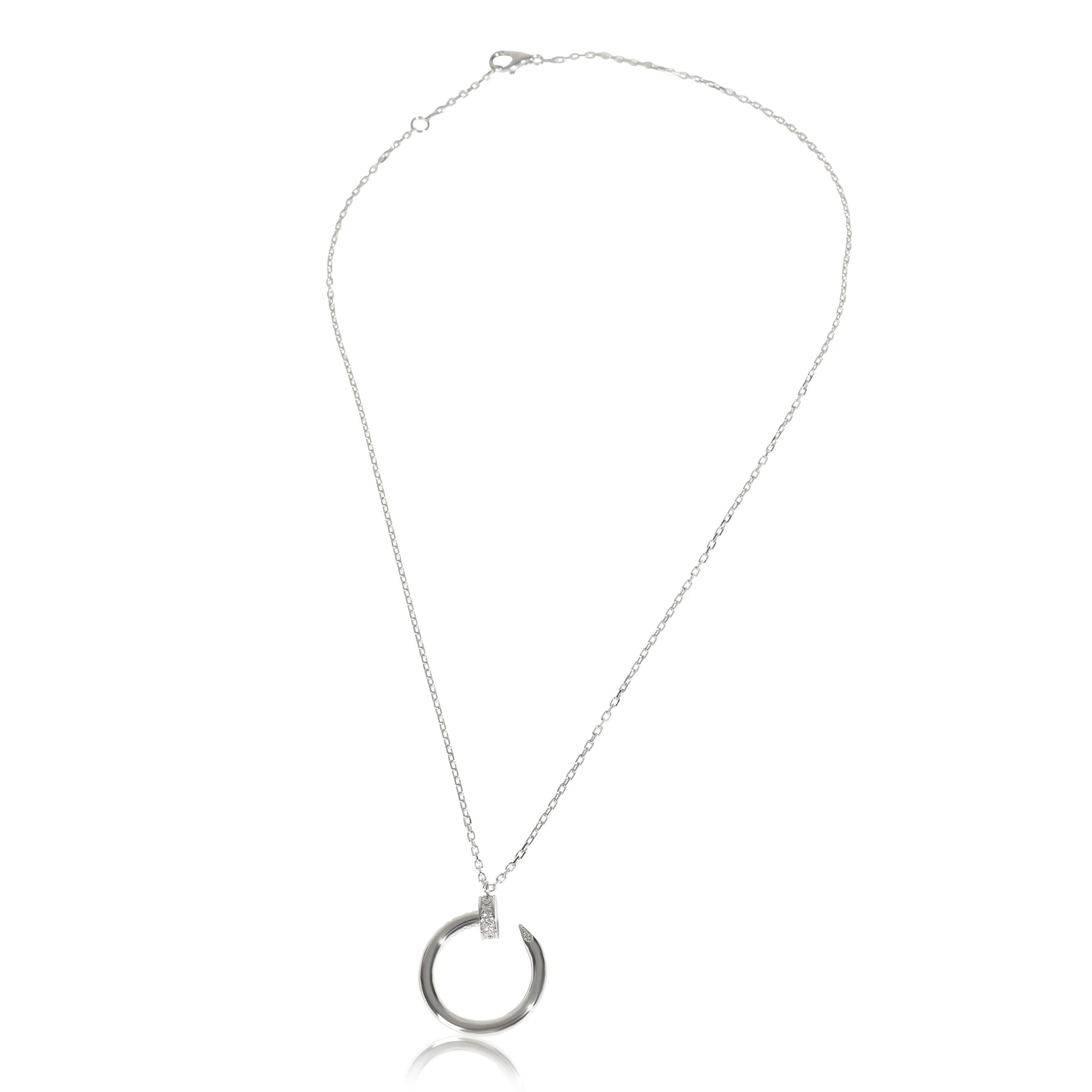 White Gold Diamond Juste Un Clou Pendant - Image 3