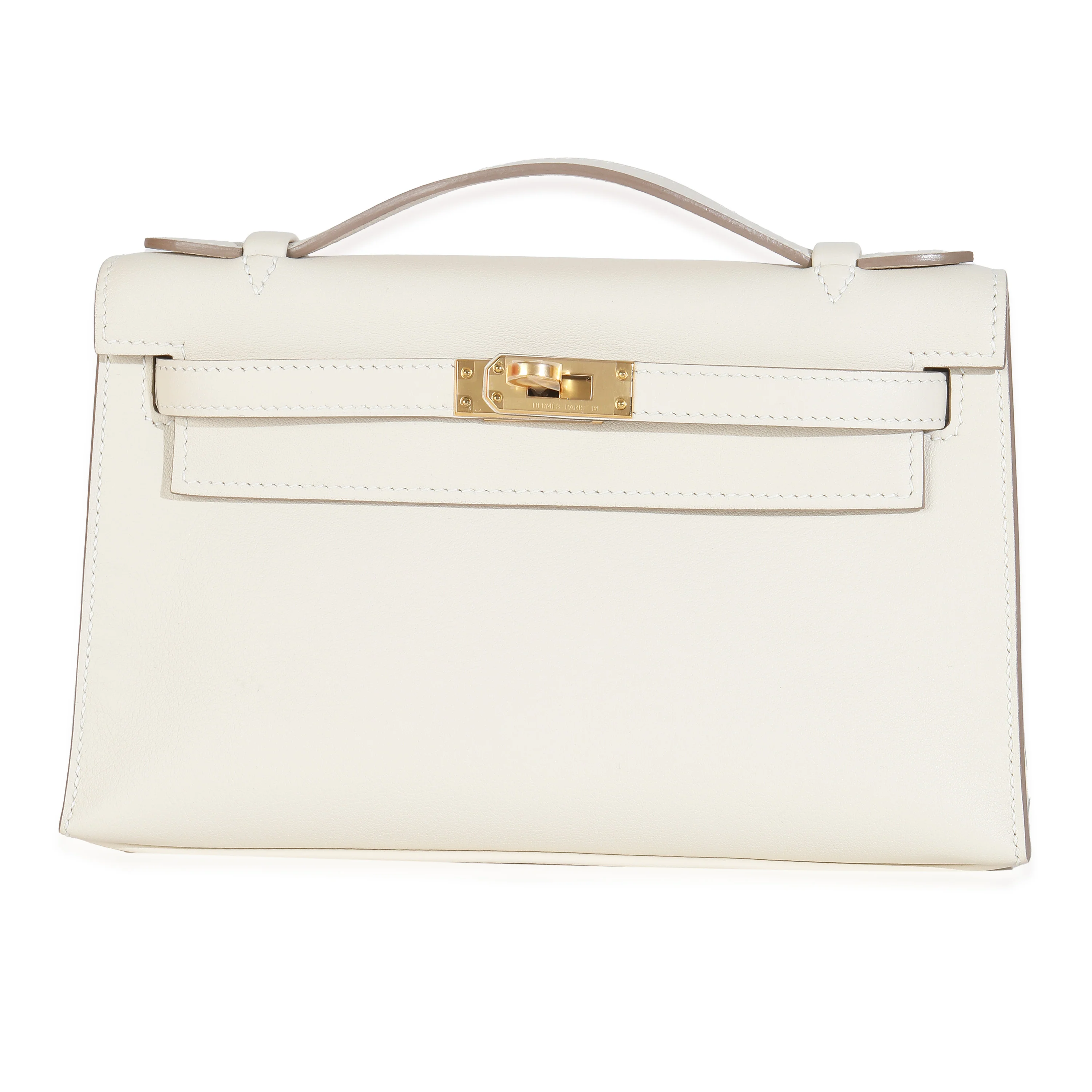 Craie Swift Kelly Pochette Clutch GHW