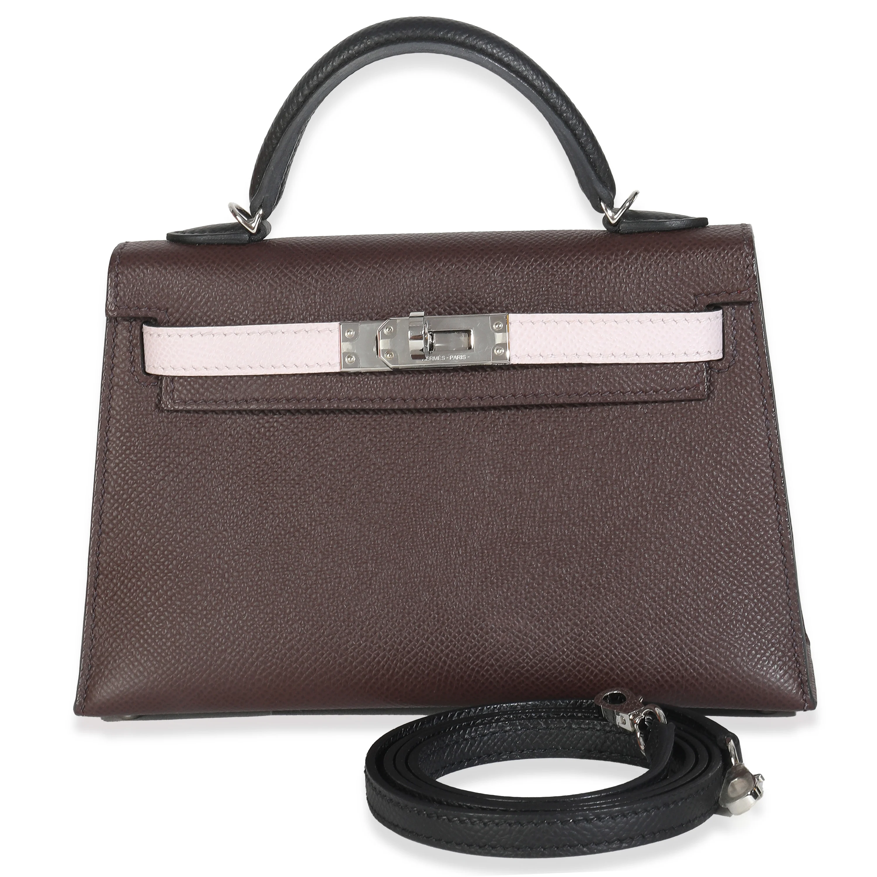 Tri Colour Rouge Sellier Mauve Pale Caban Epsom Sellier Mini Kelly II 20 - Image 2