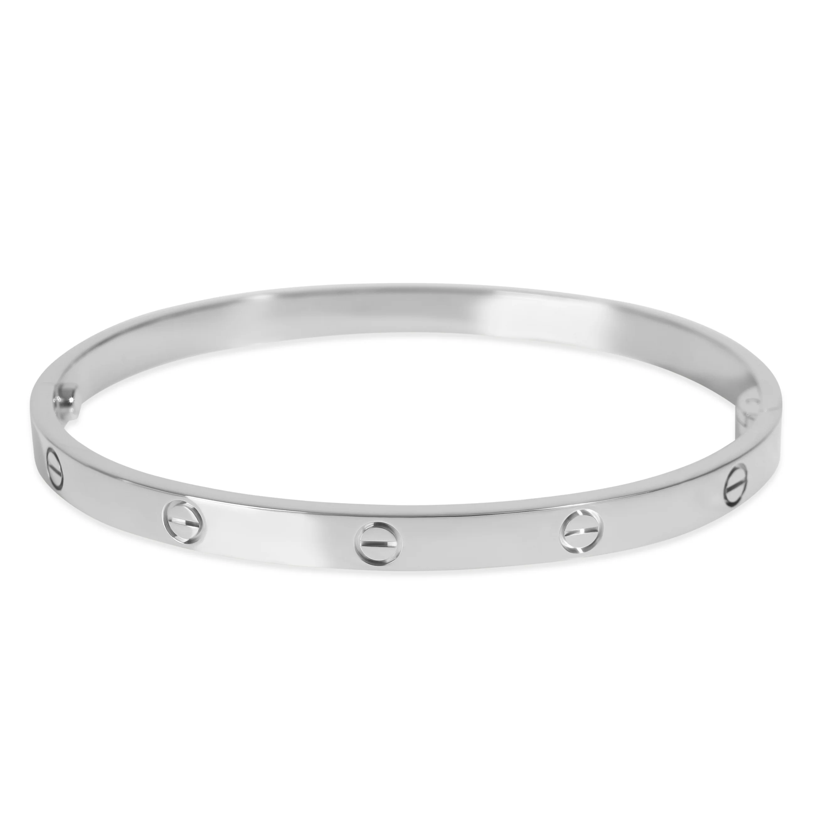 White Gold  Medium Model Love Bracelet - Image 3