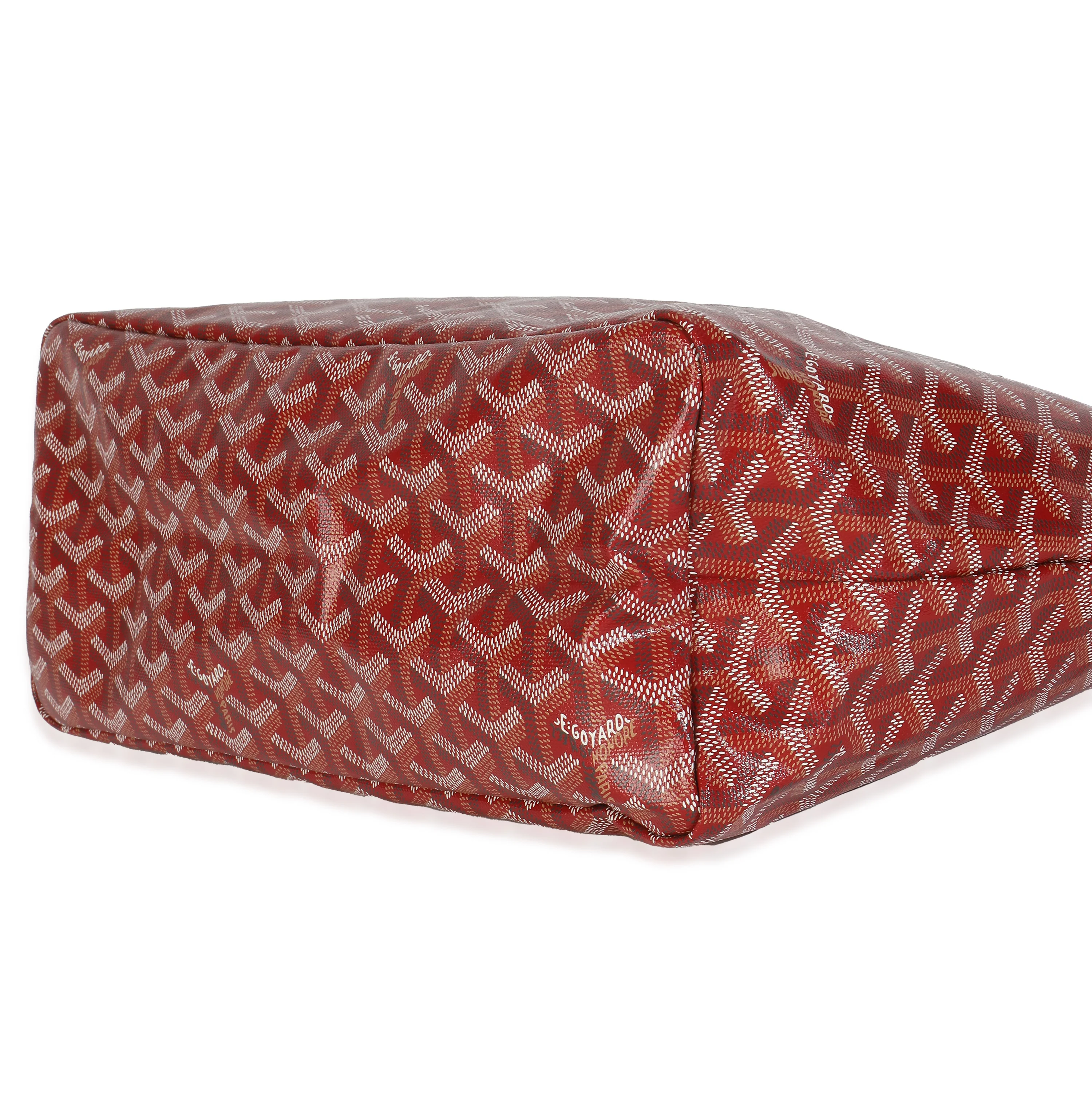 Red Goyardine Canvas Boheme PM - Image 6