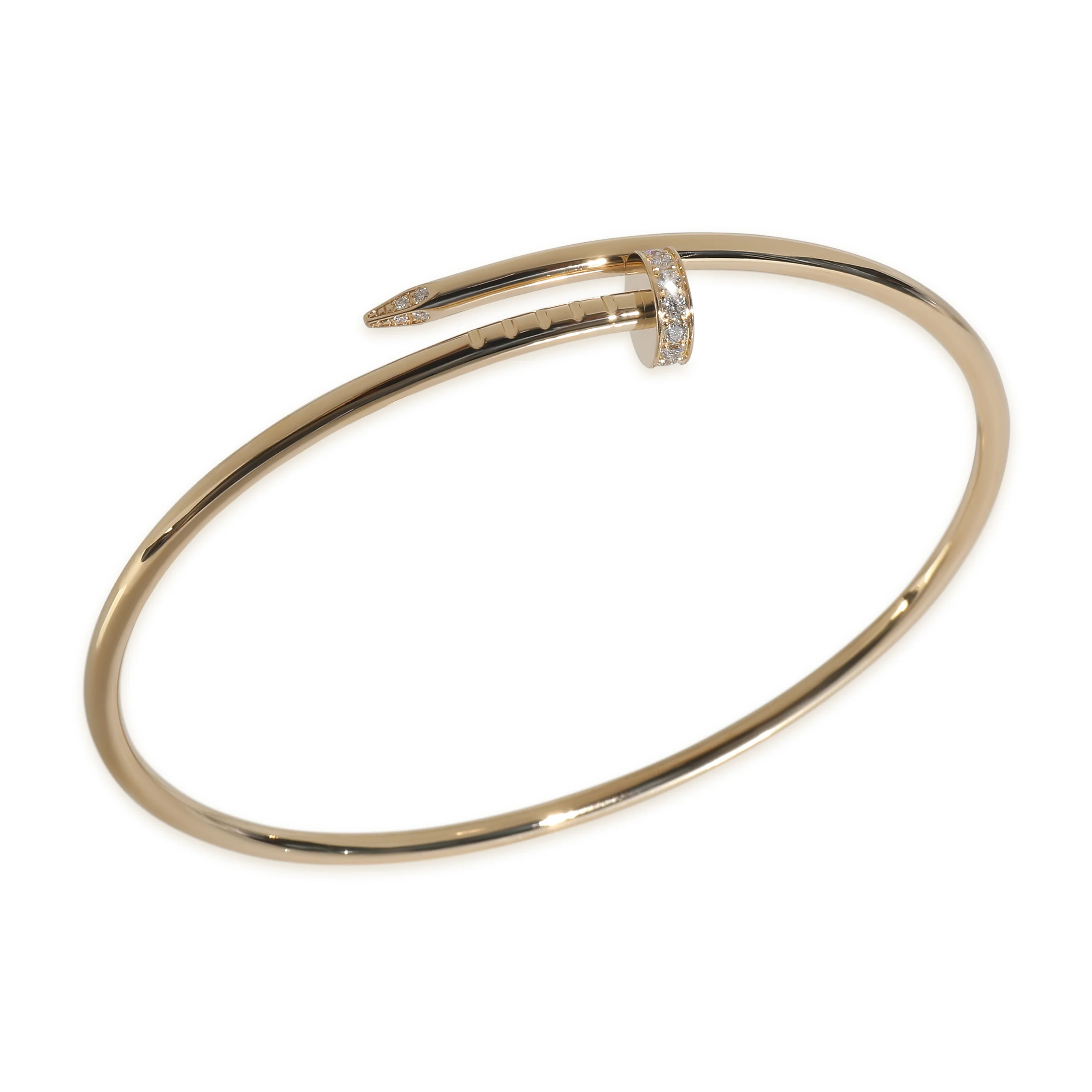Yellow Gold Diamond Small Model Juste Un Clou Bracelet - Image 4