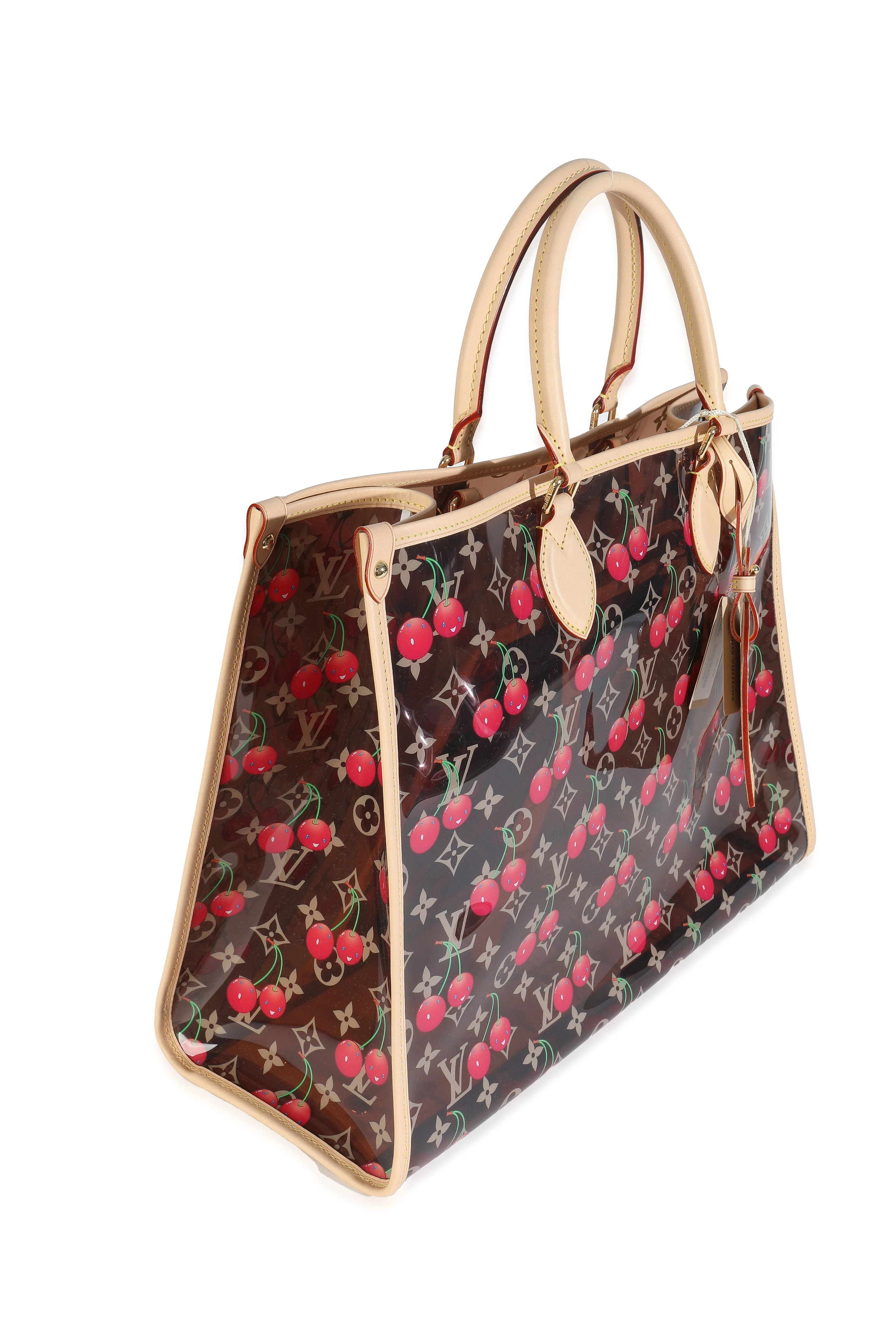 x TM Monogram Cherry Crystal Onthego GM - Image 3