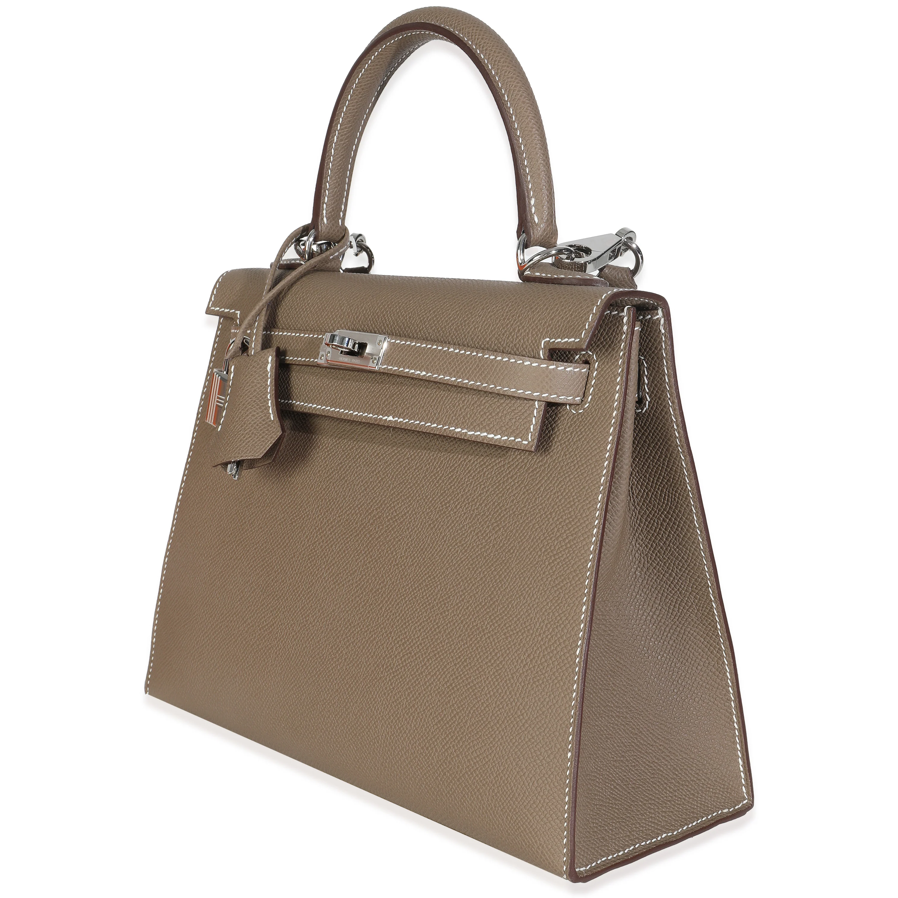 Etoupe Epsom Sellier Kelly 25 PHW - Image 2