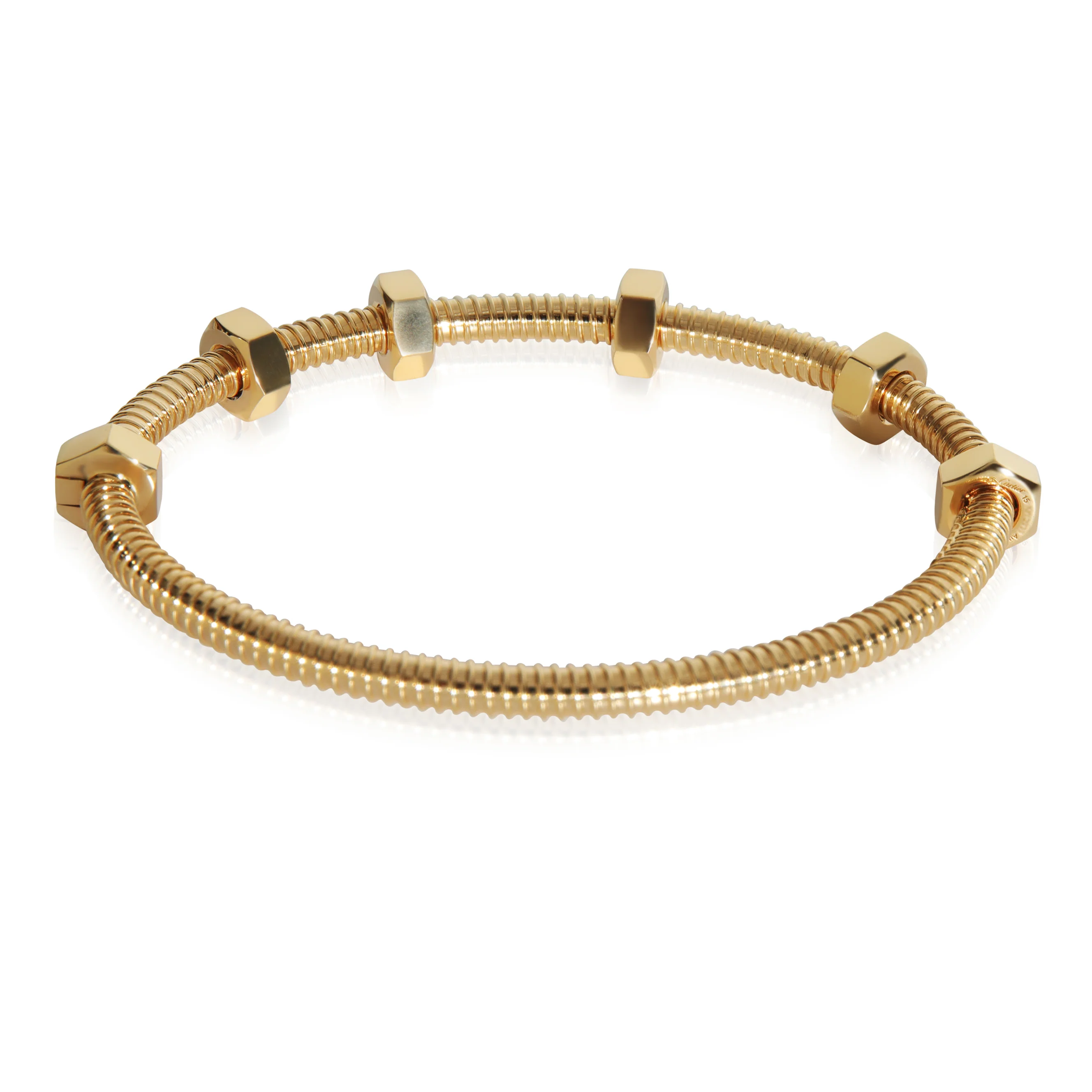 Yellow Gold  Ecrou Bracelet - Image 4