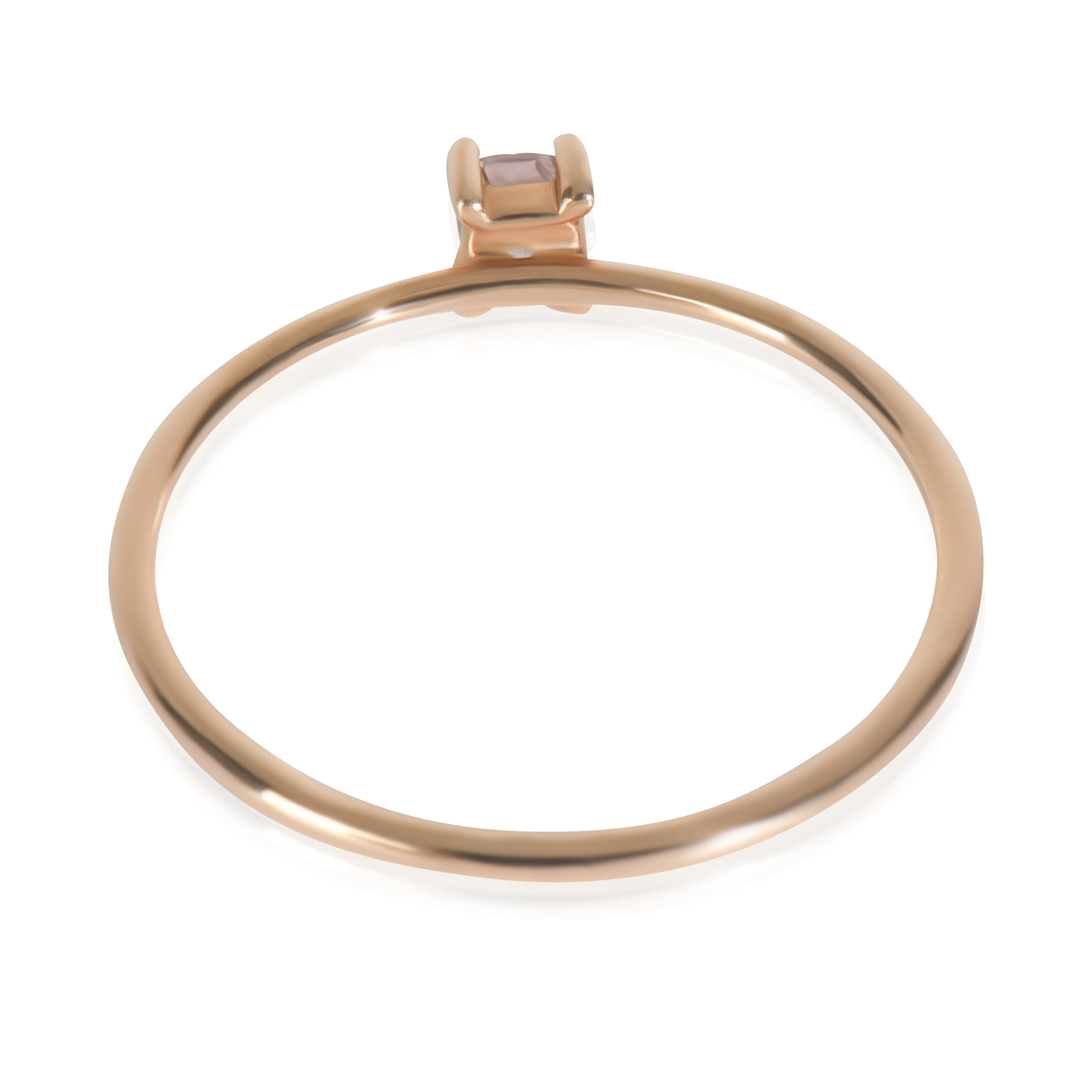 Rose Gold Natural Pink Diamond Ring - Image 3
