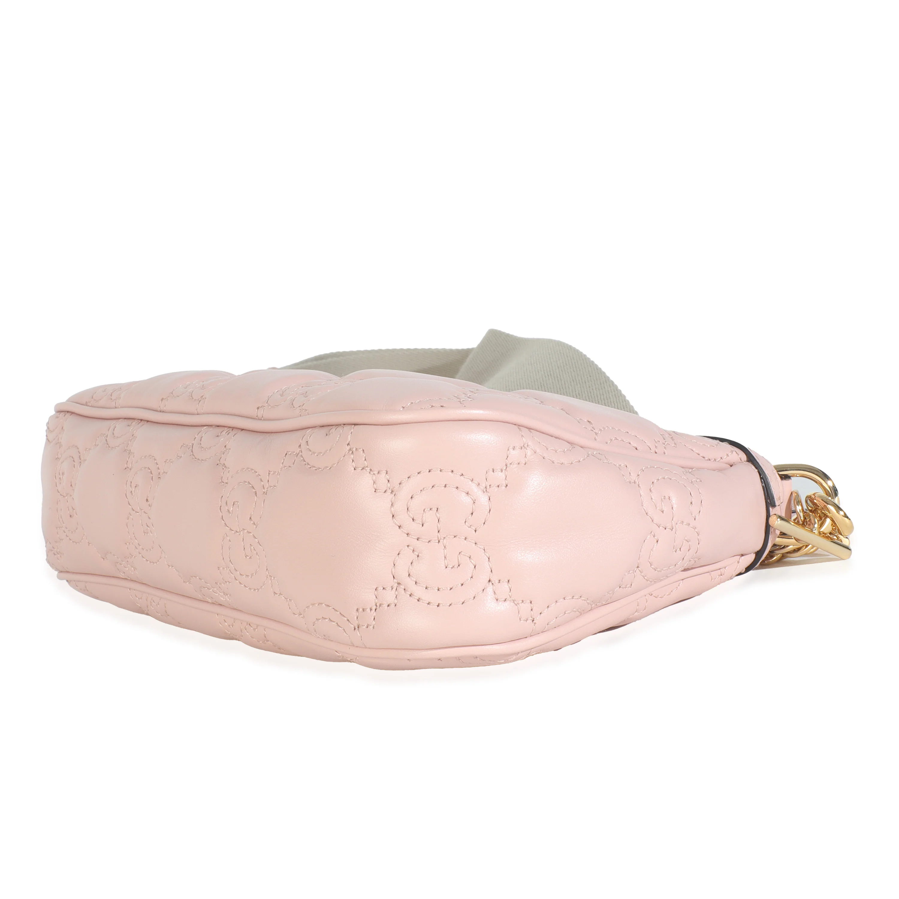Perfect Pink Natural Calfskin GG Matelasse Chain Bag - Image 7