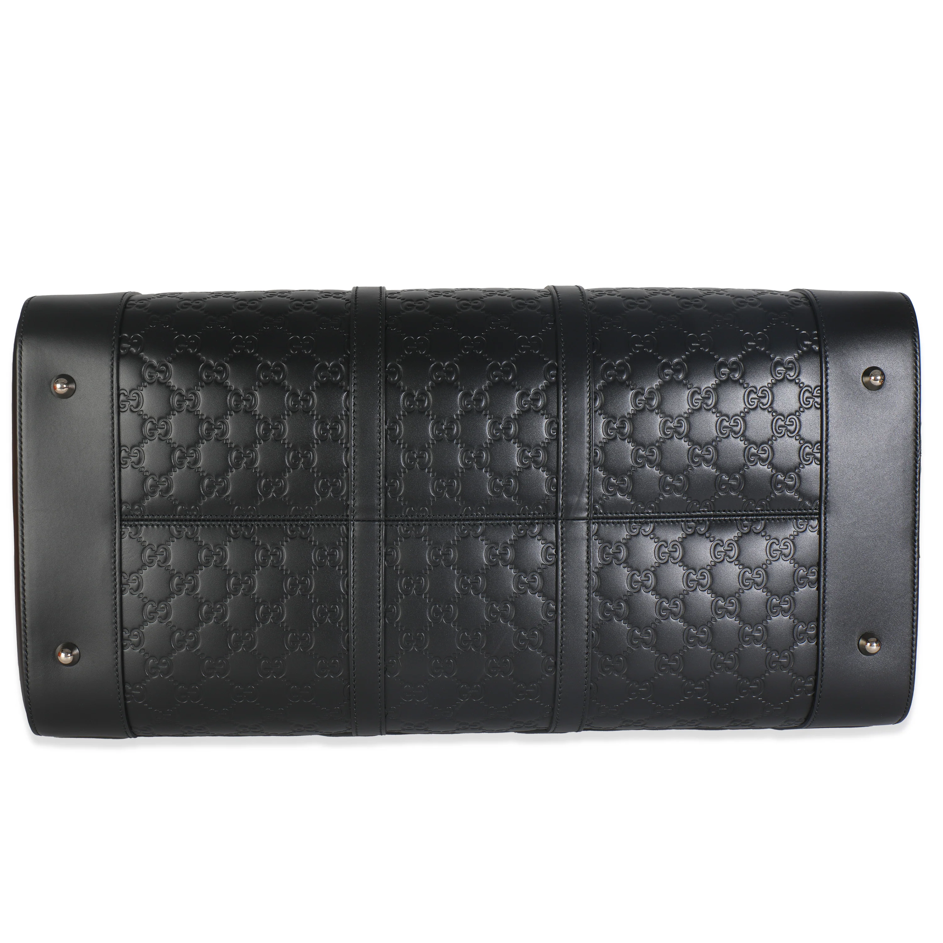 Black Guccissima Signature Medium Duffle Bag - Image 4