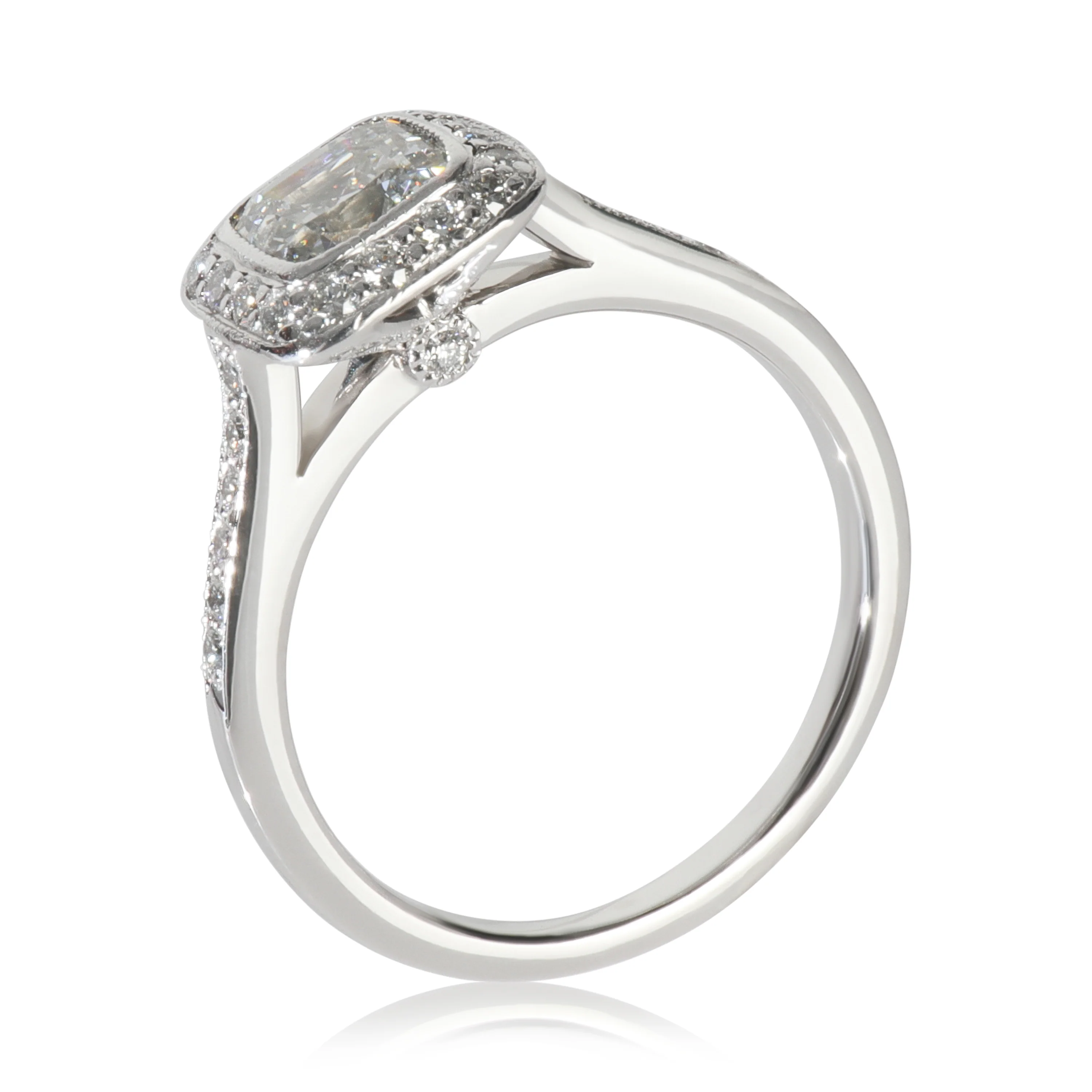 1.01 ct Cushion Modified Diamond Legacy Engagement Ring - Image 3