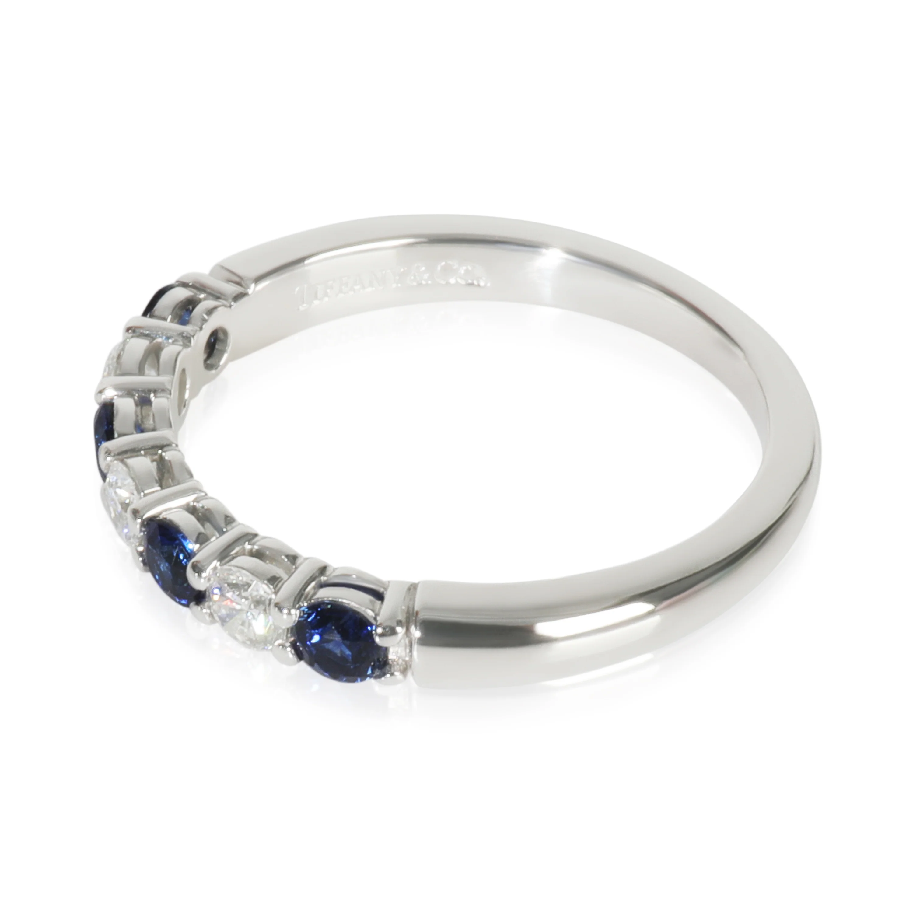 Platinum Diamond Tiffany Together Band - Image 2