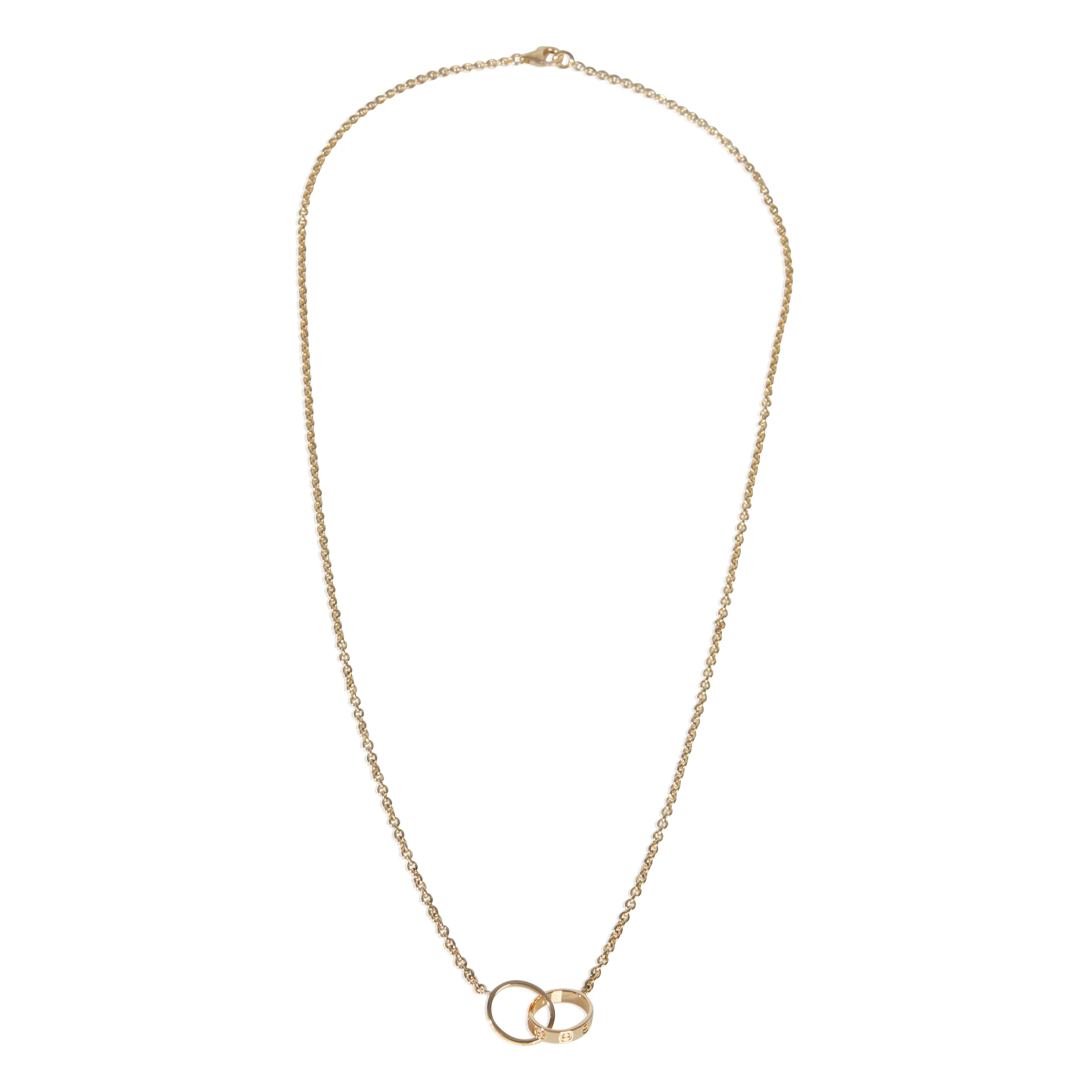Yellow Gold  Love Necklace - Image 3