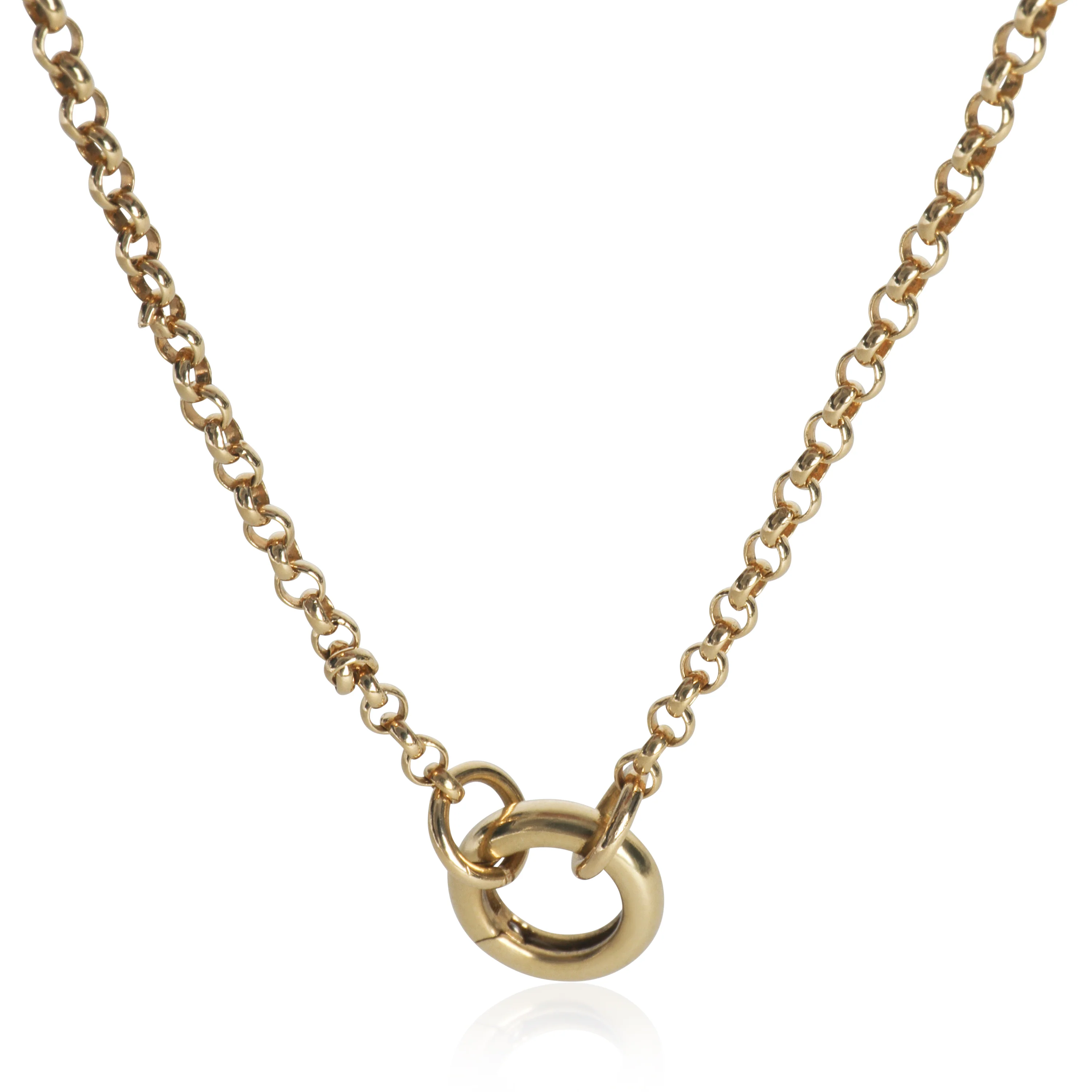 Yellow Gold  Belcher Chain Necklace - Image 2