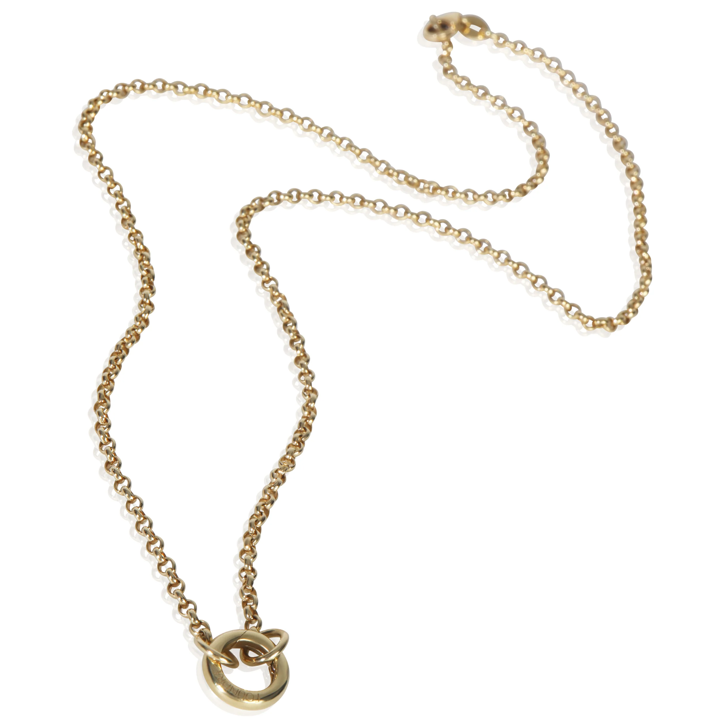 Yellow Gold  Belcher Chain Necklace - Image 4