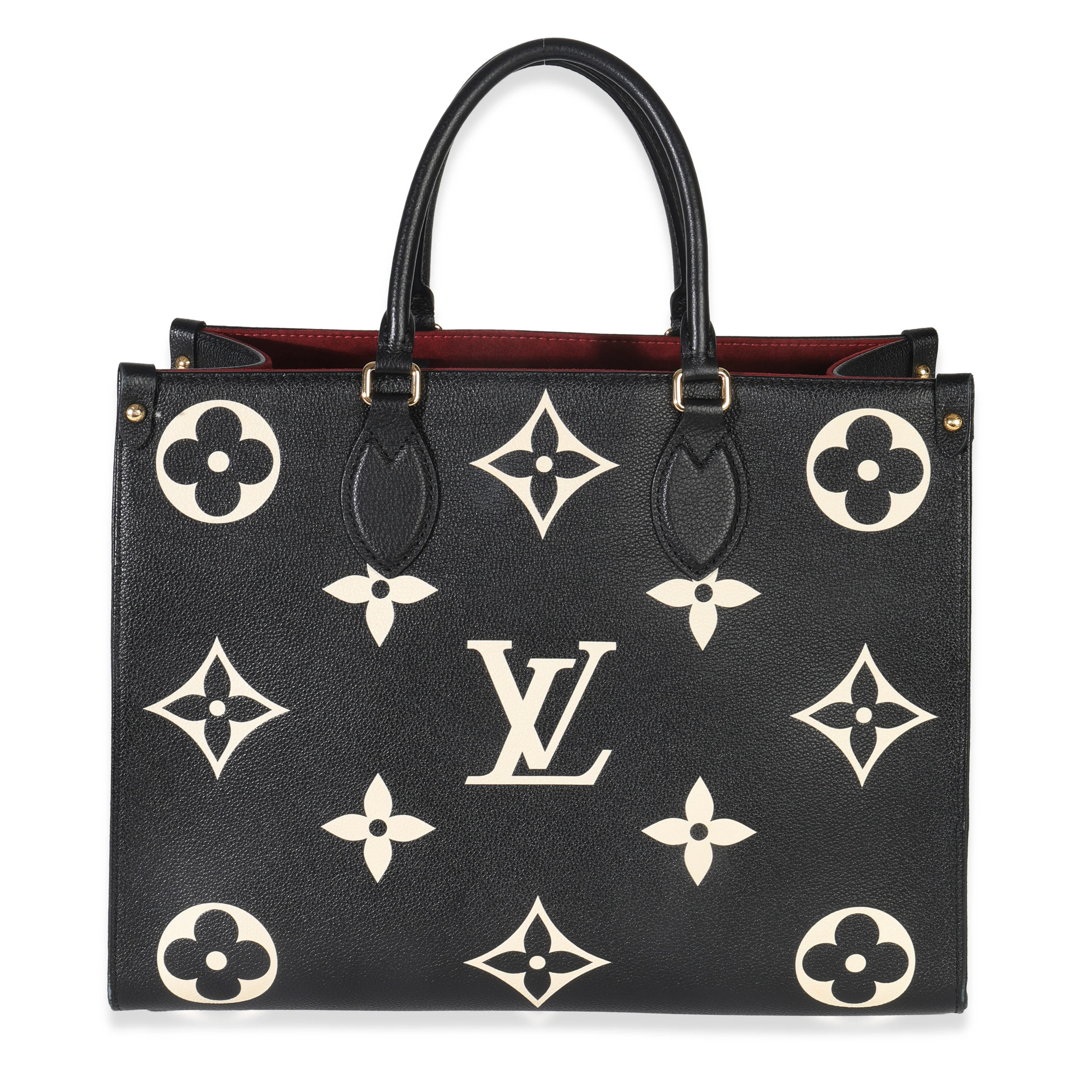 Reverse Monogram Giant Canvas Onthego MM