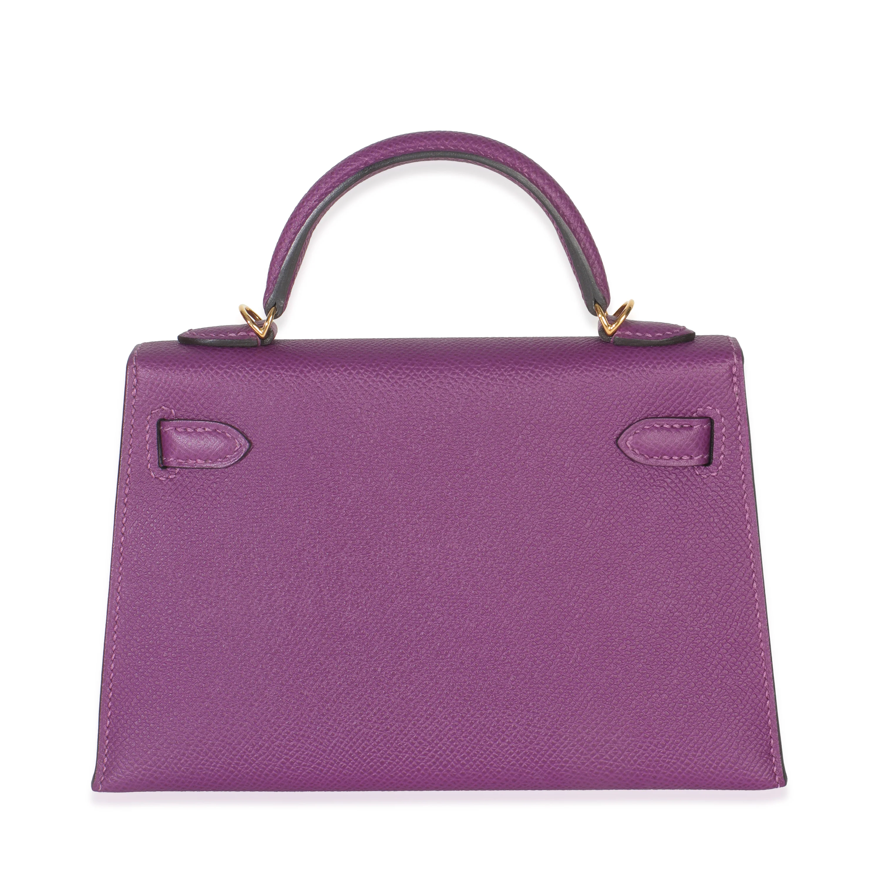Anemone Epsom Sellier Mini Kelly II 20 GHW - Image 5