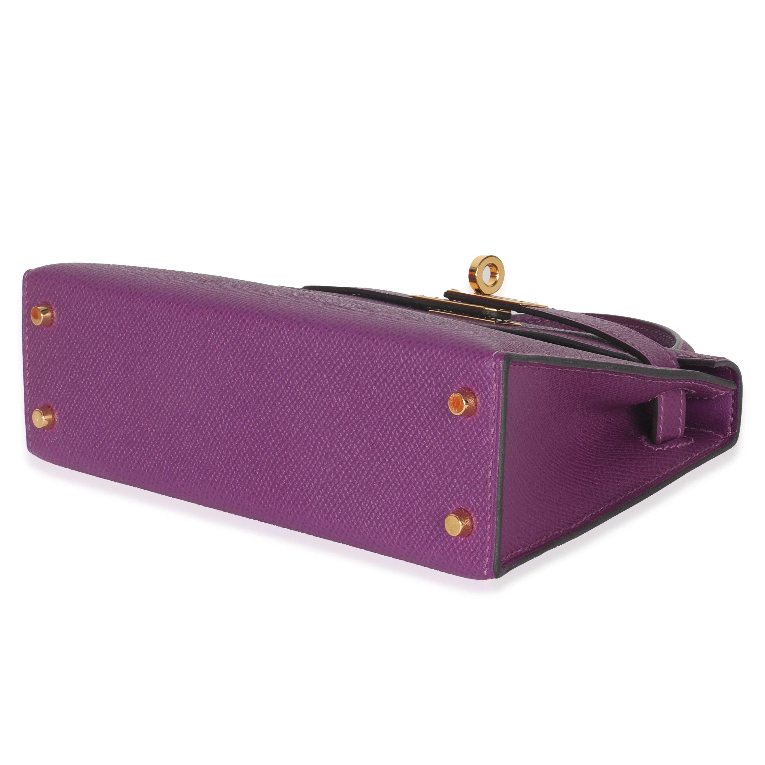 Anemone Epsom Sellier Mini Kelly II 20 GHW - Image 6
