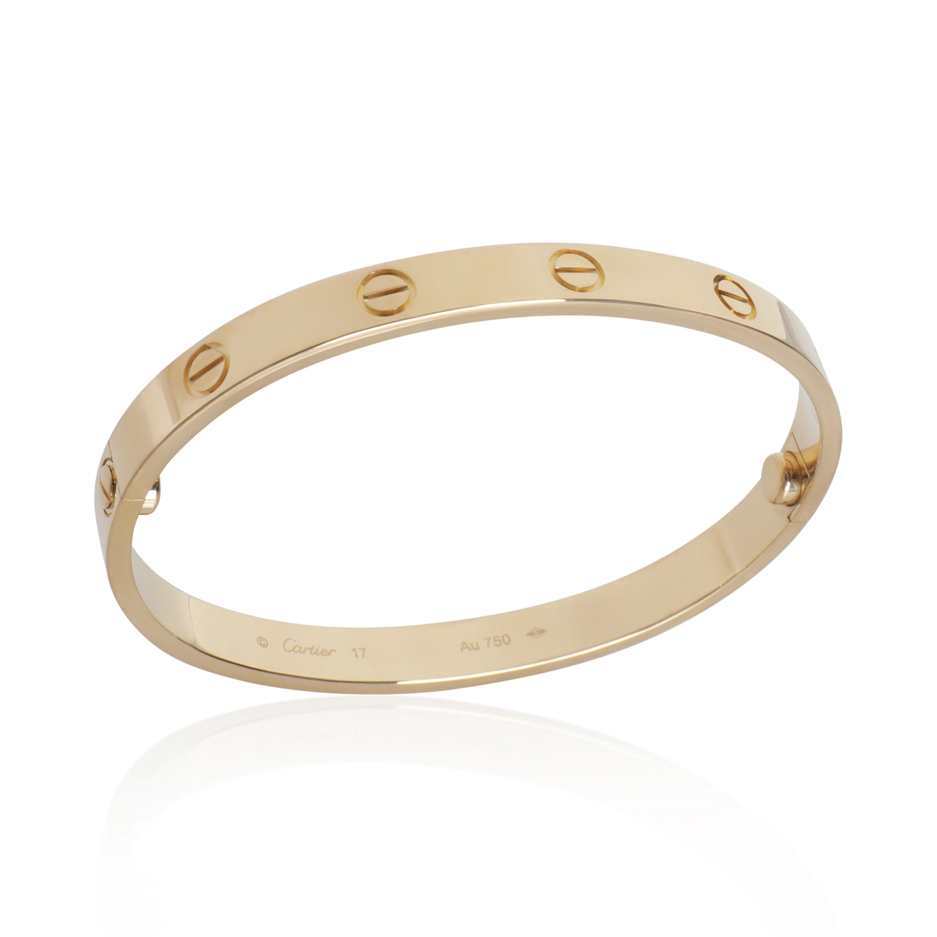 Yellow Gold  Love Bracelet - Image 6