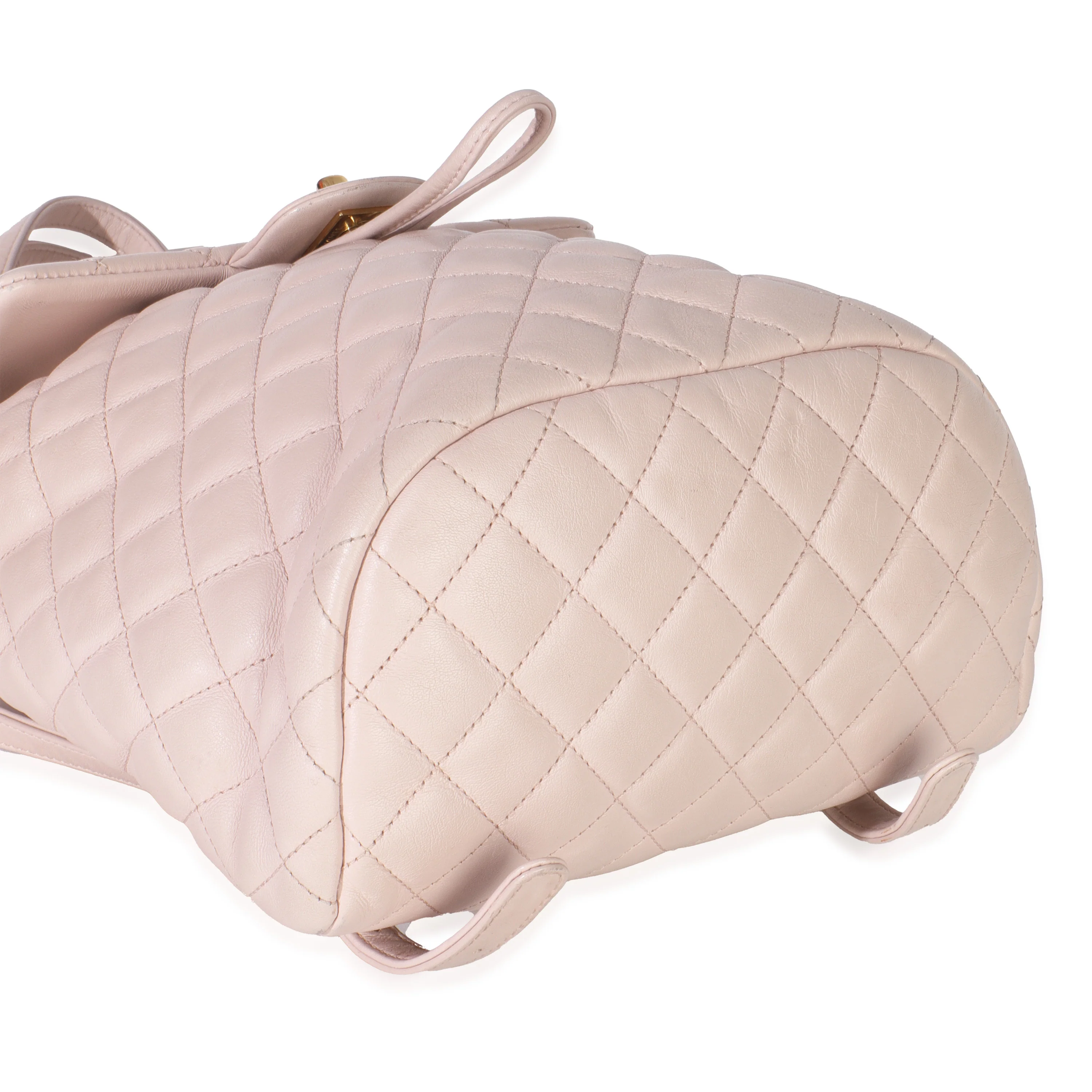 Light Pink Quilted Lambskin Small Urban Spirit Backpack - Image 6