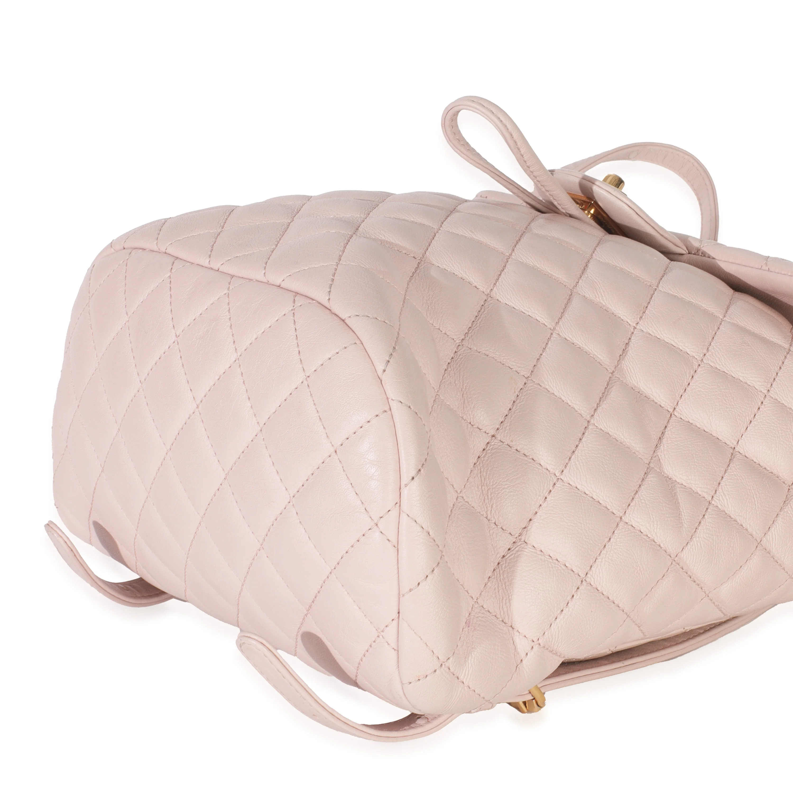 Light Pink Quilted Lambskin Small Urban Spirit Backpack - Image 7