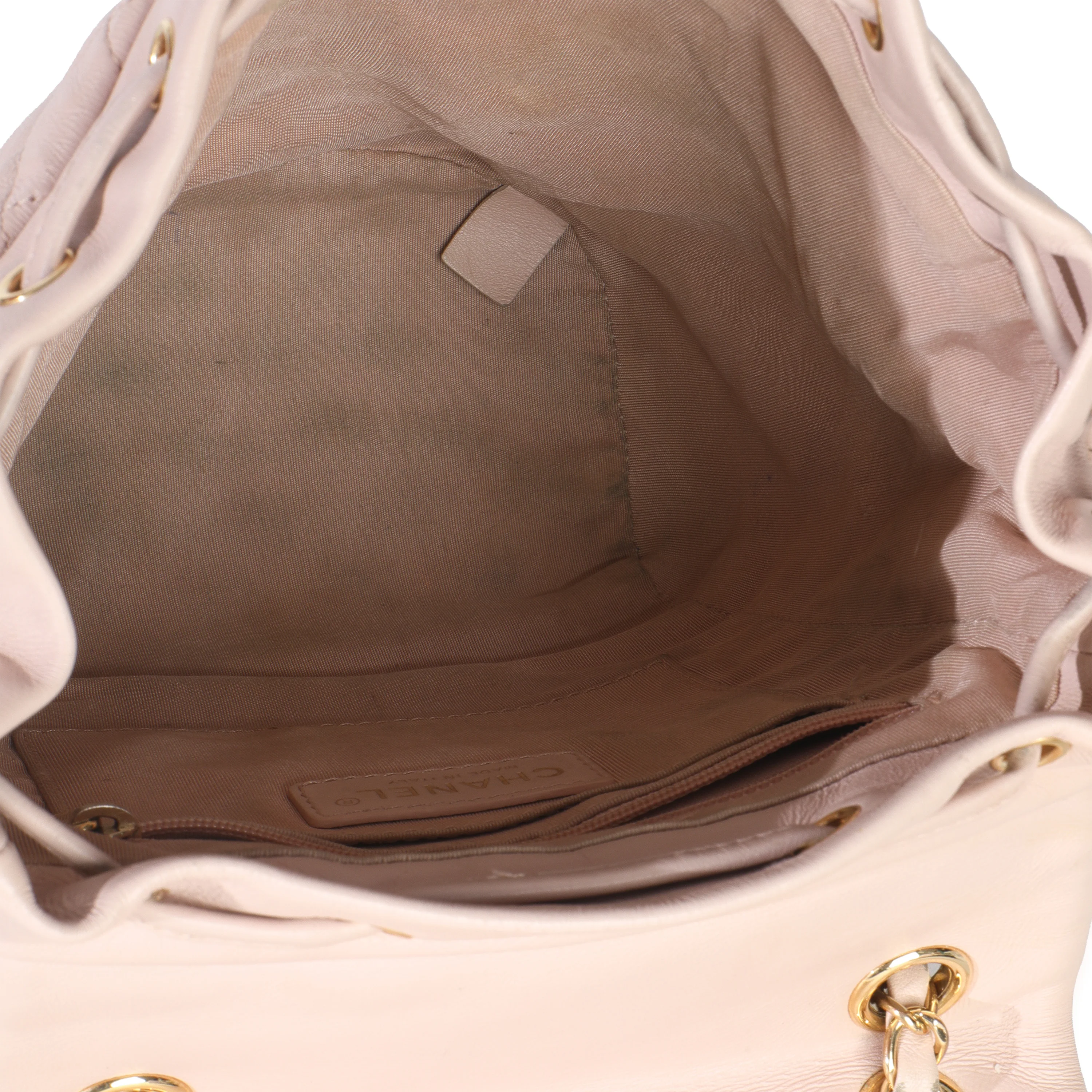Light Pink Quilted Lambskin Small Urban Spirit Backpack - Image 8