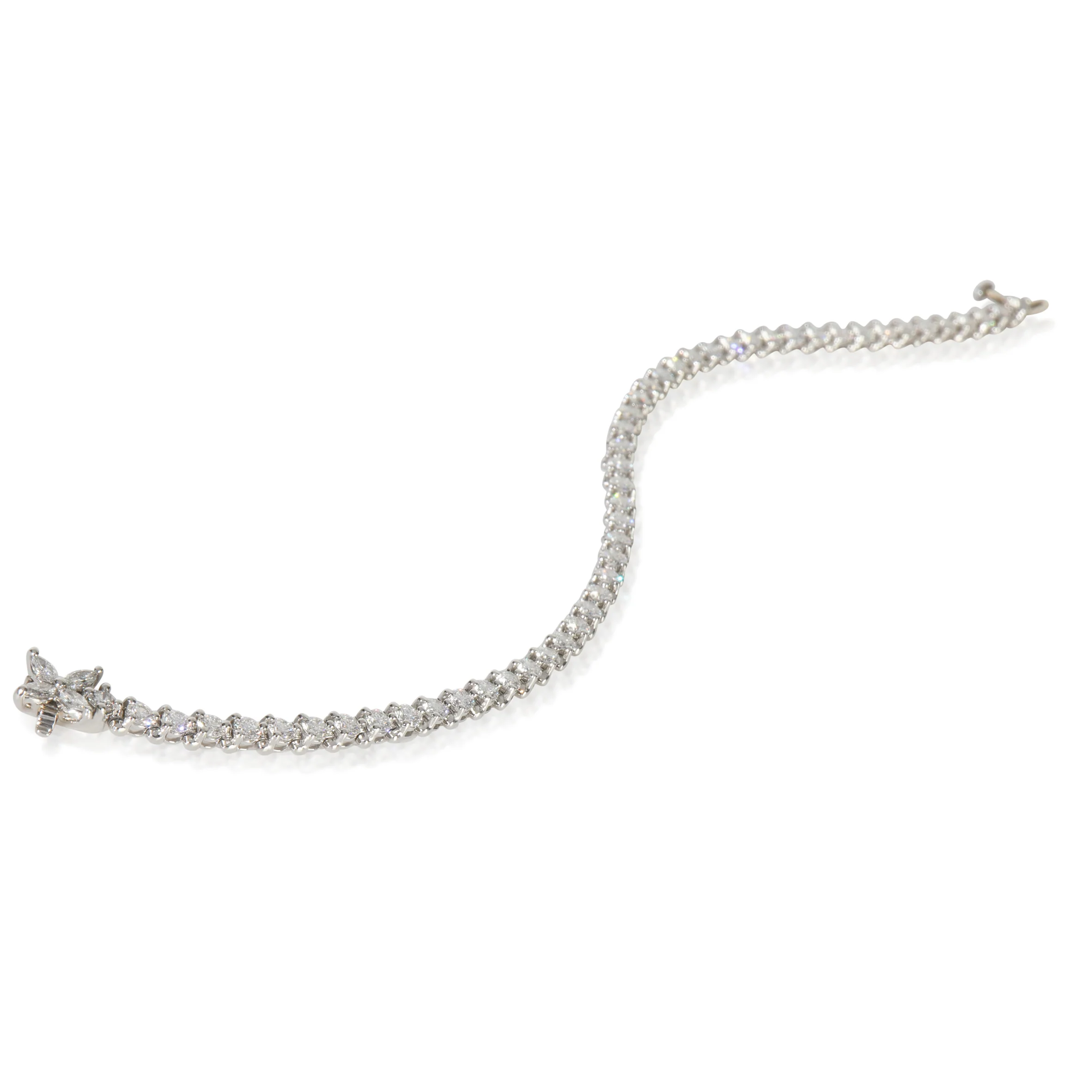 Platinum Diamond Victoria Tennis Bracelet - Image 4