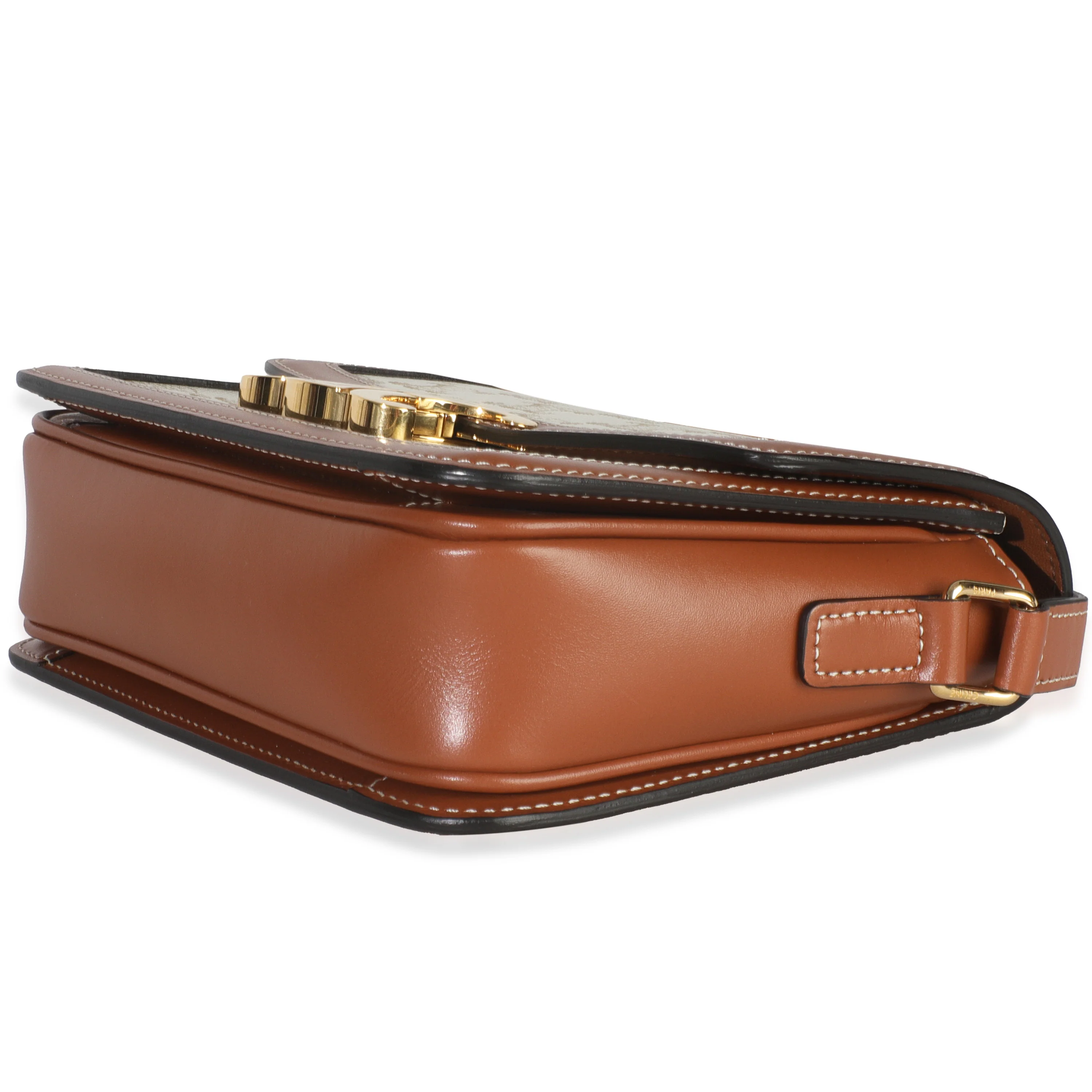 White Calfskin Triomphe Canvas Teen Triomphe - Image 7