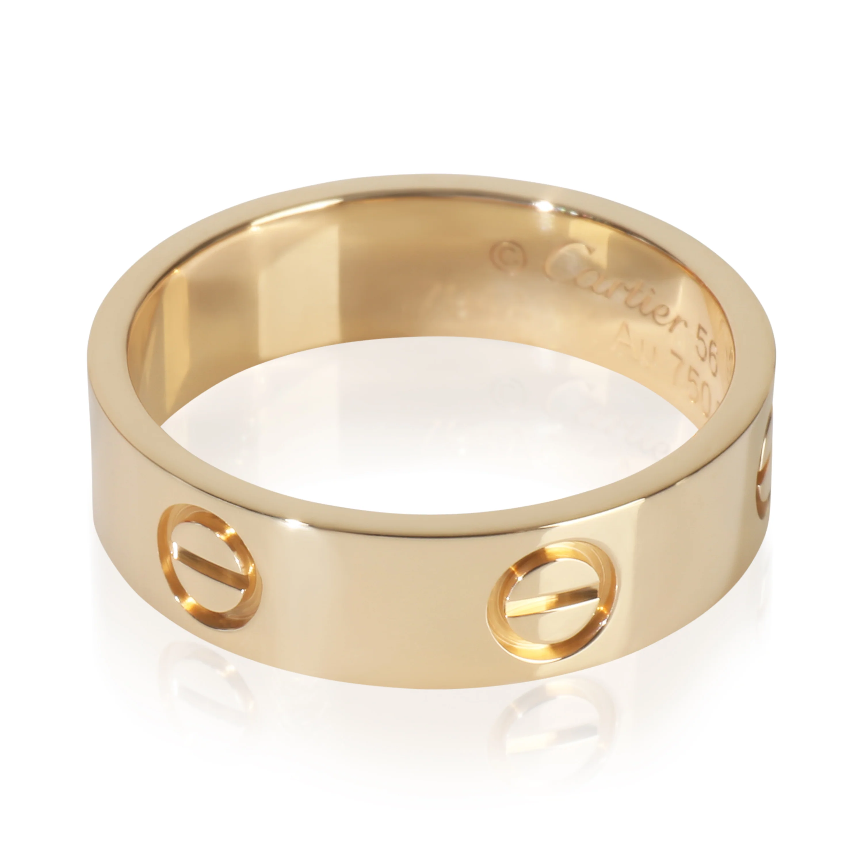 Yellow Gold  Love Ring - Image 2