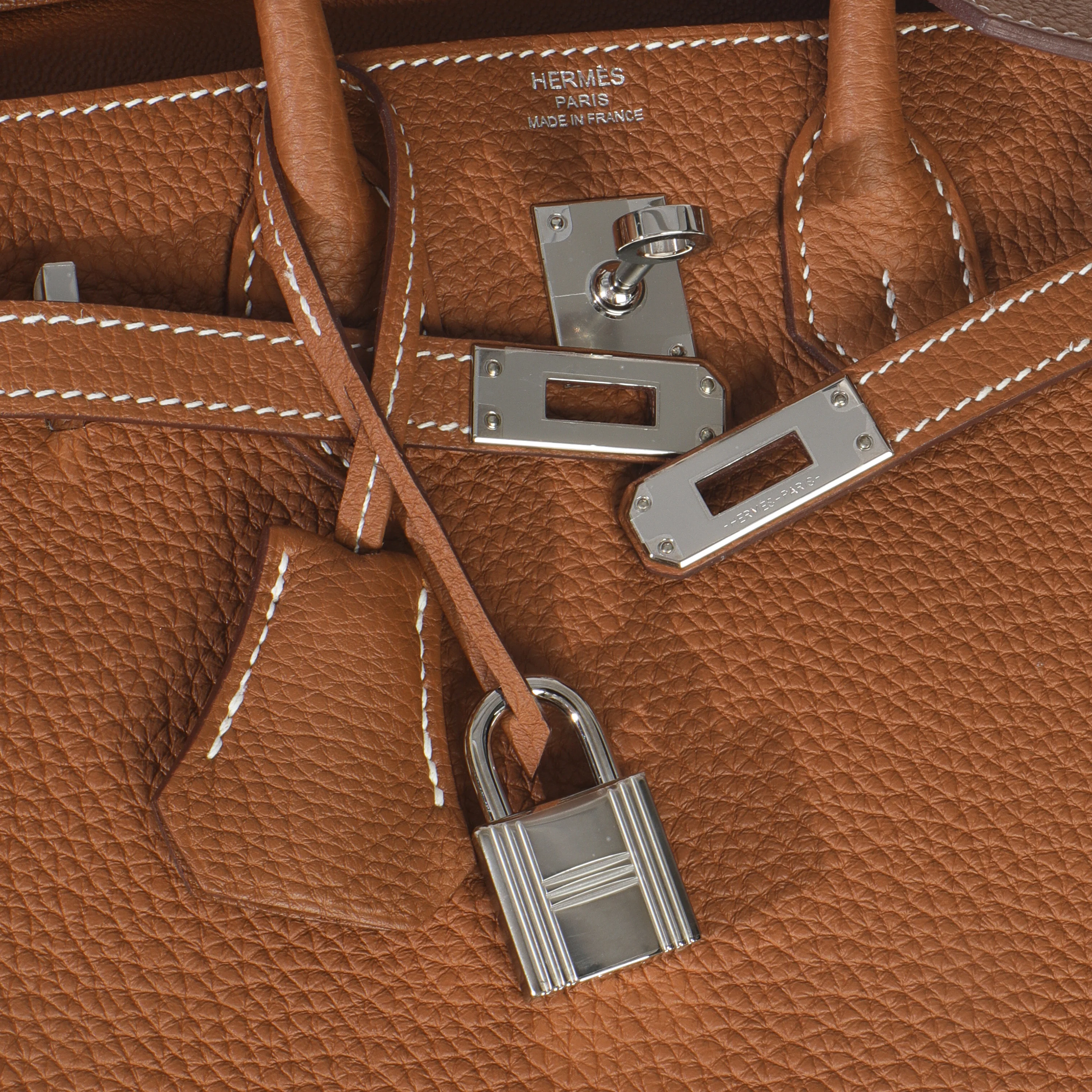 Gold Togo Birkin 25 PHW - Image 10