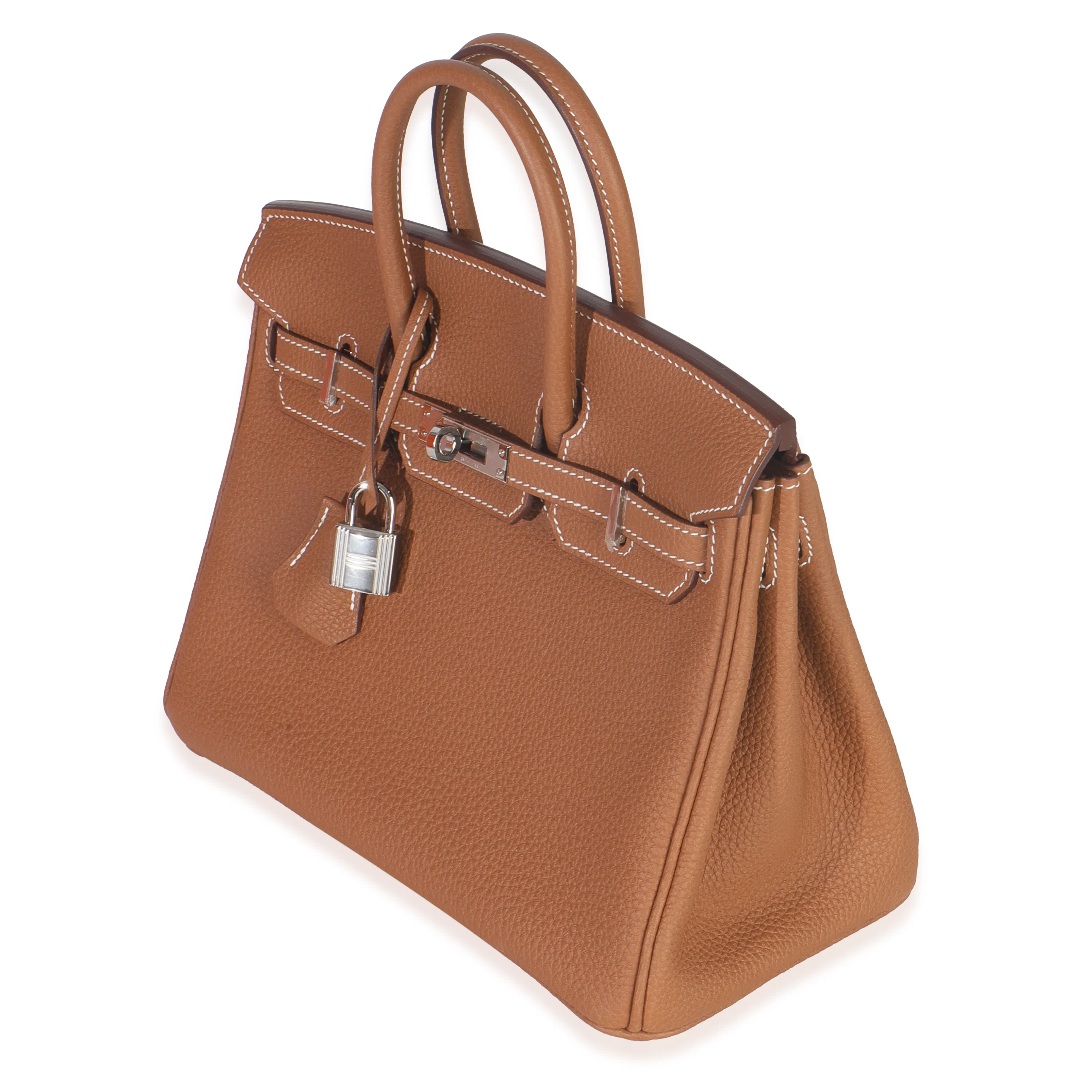 Gold Togo Birkin 25 PHW - Image 2
