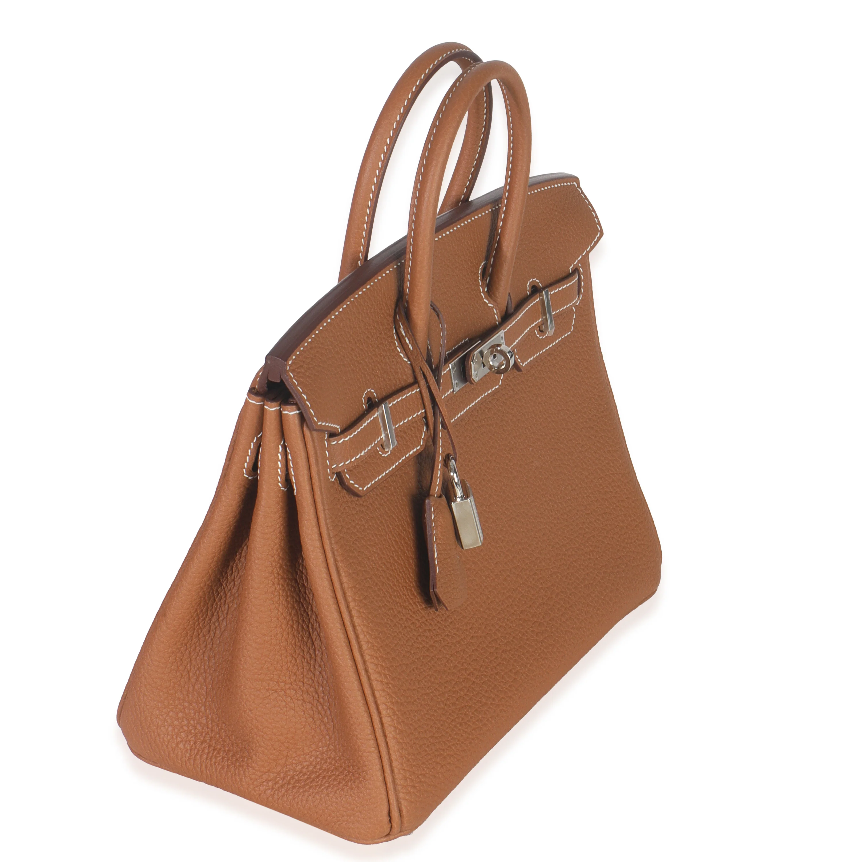 Gold Togo Birkin 25 PHW - Image 4