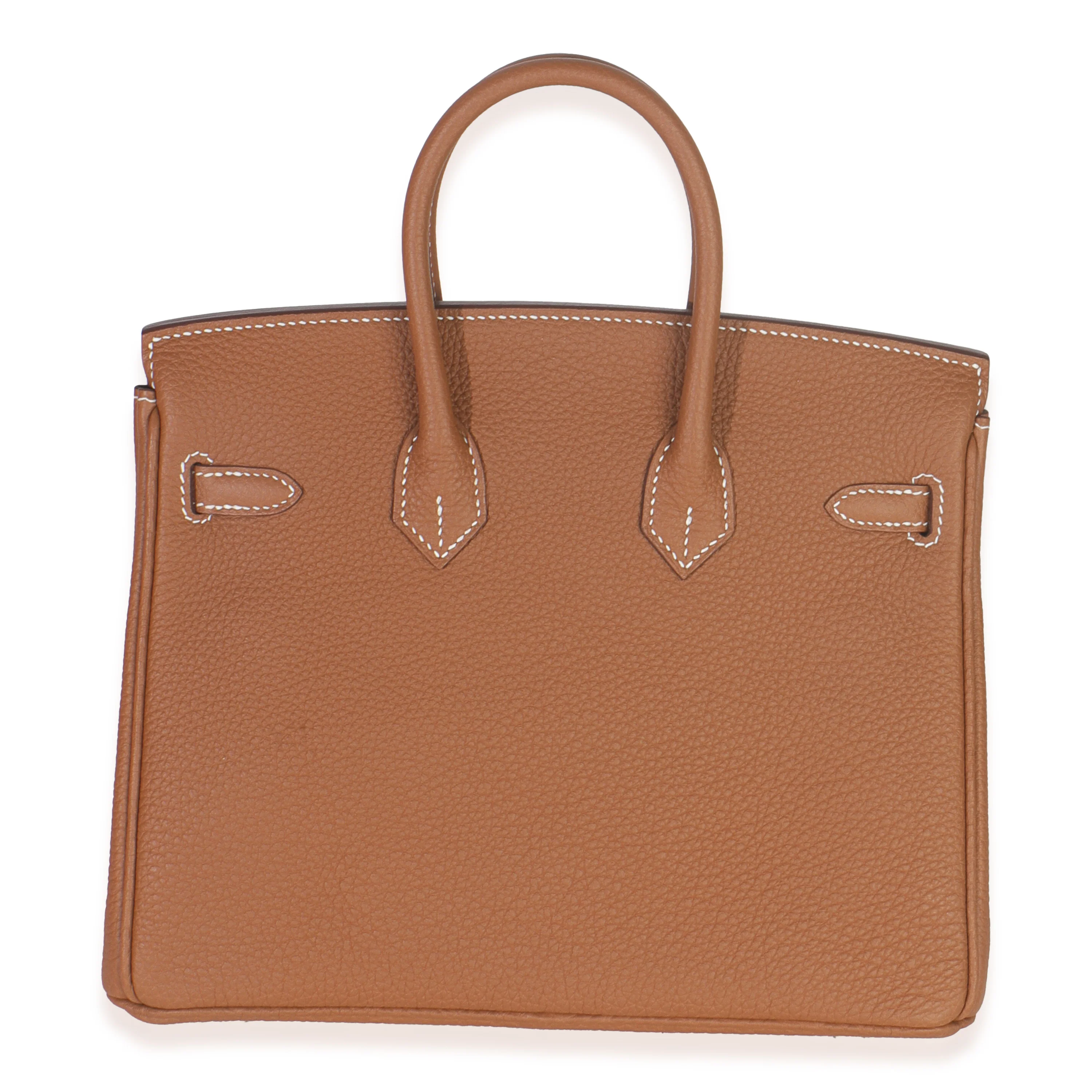 Gold Togo Birkin 25 PHW - Image 5