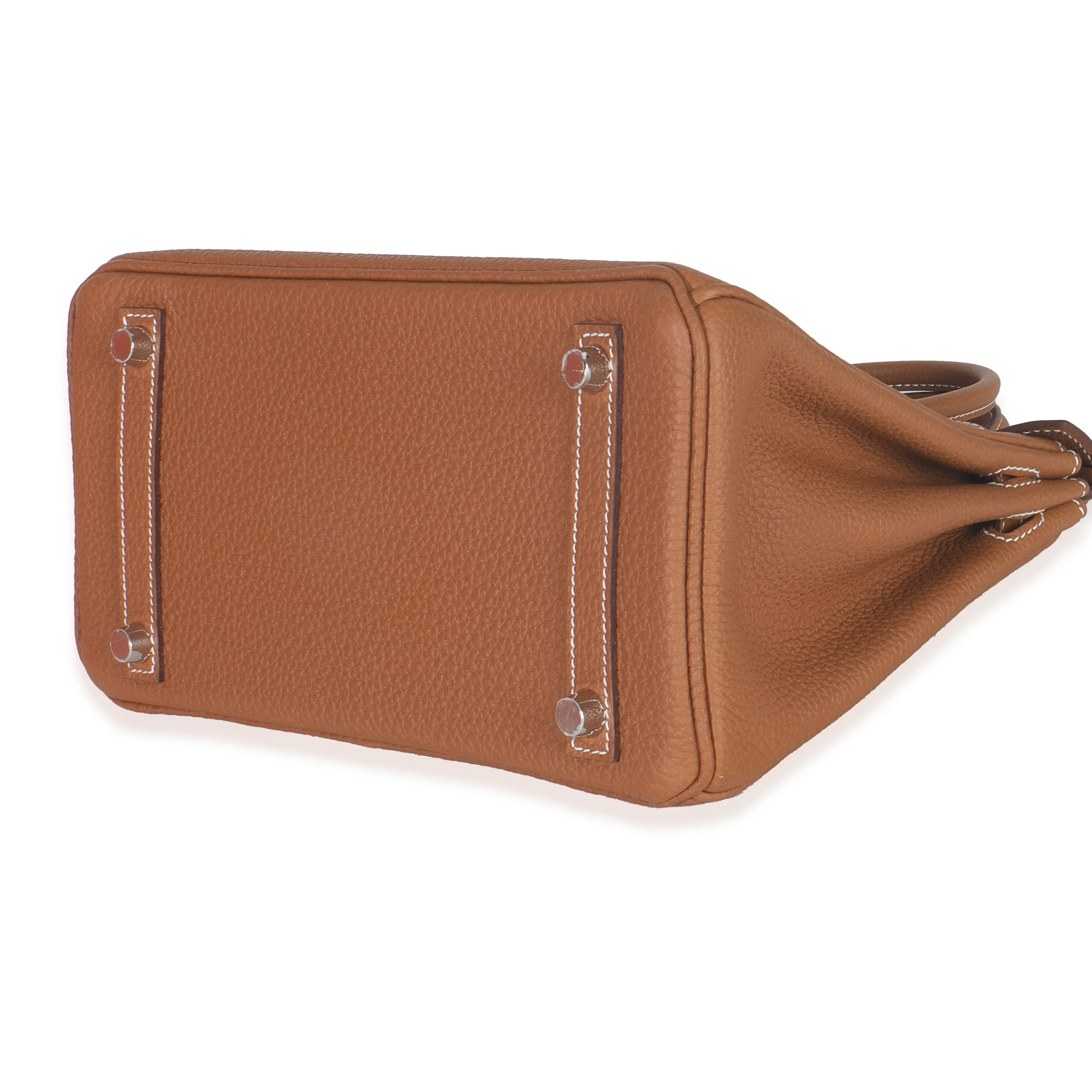 Gold Togo Birkin 25 PHW - Image 6