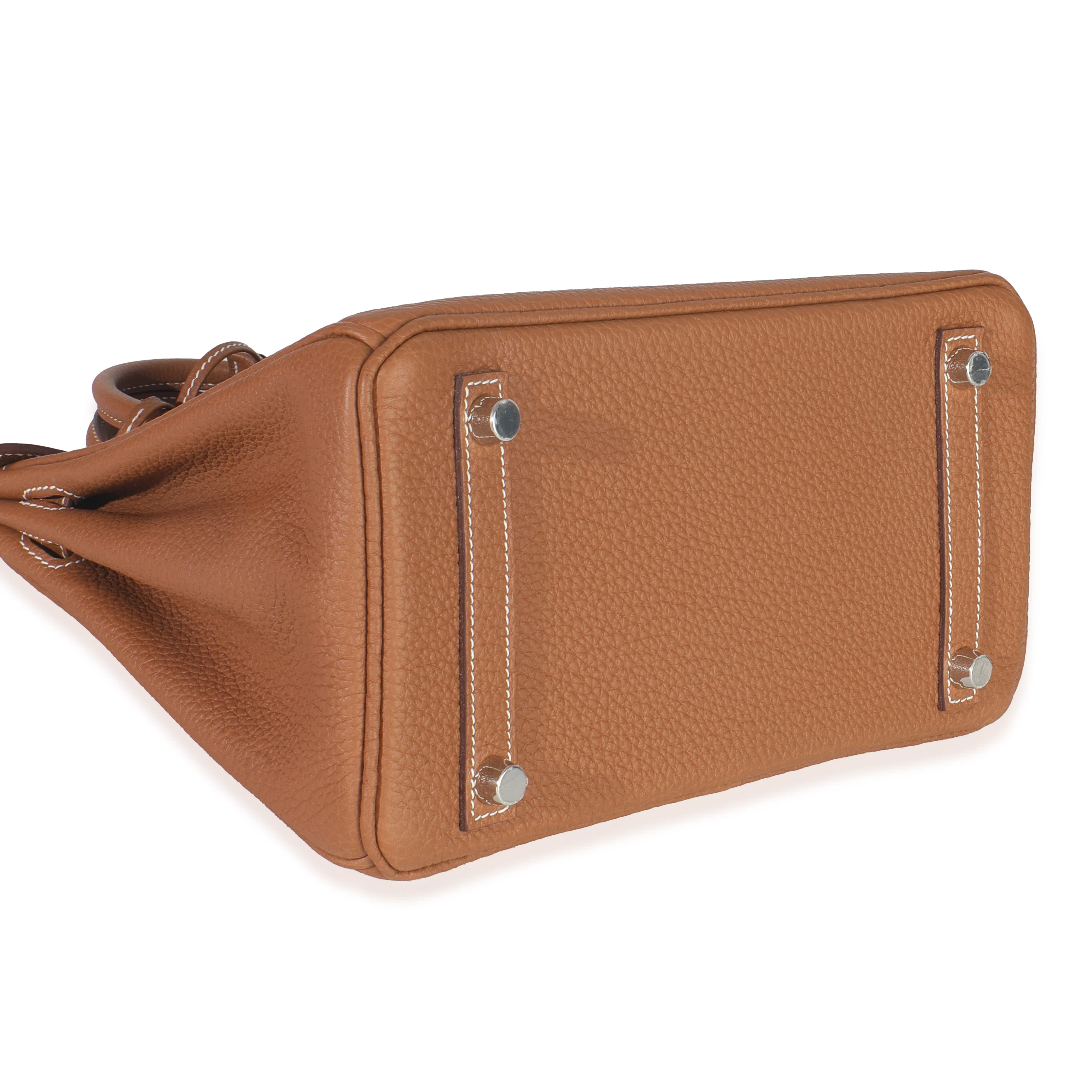 Gold Togo Birkin 25 PHW - Image 8