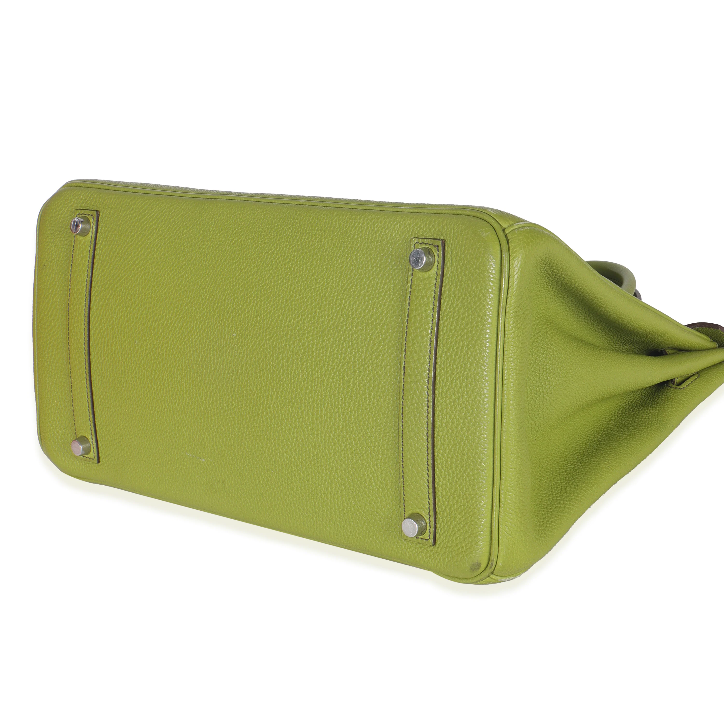Vert Anis Togo Birkin 35 PHW - Image 7