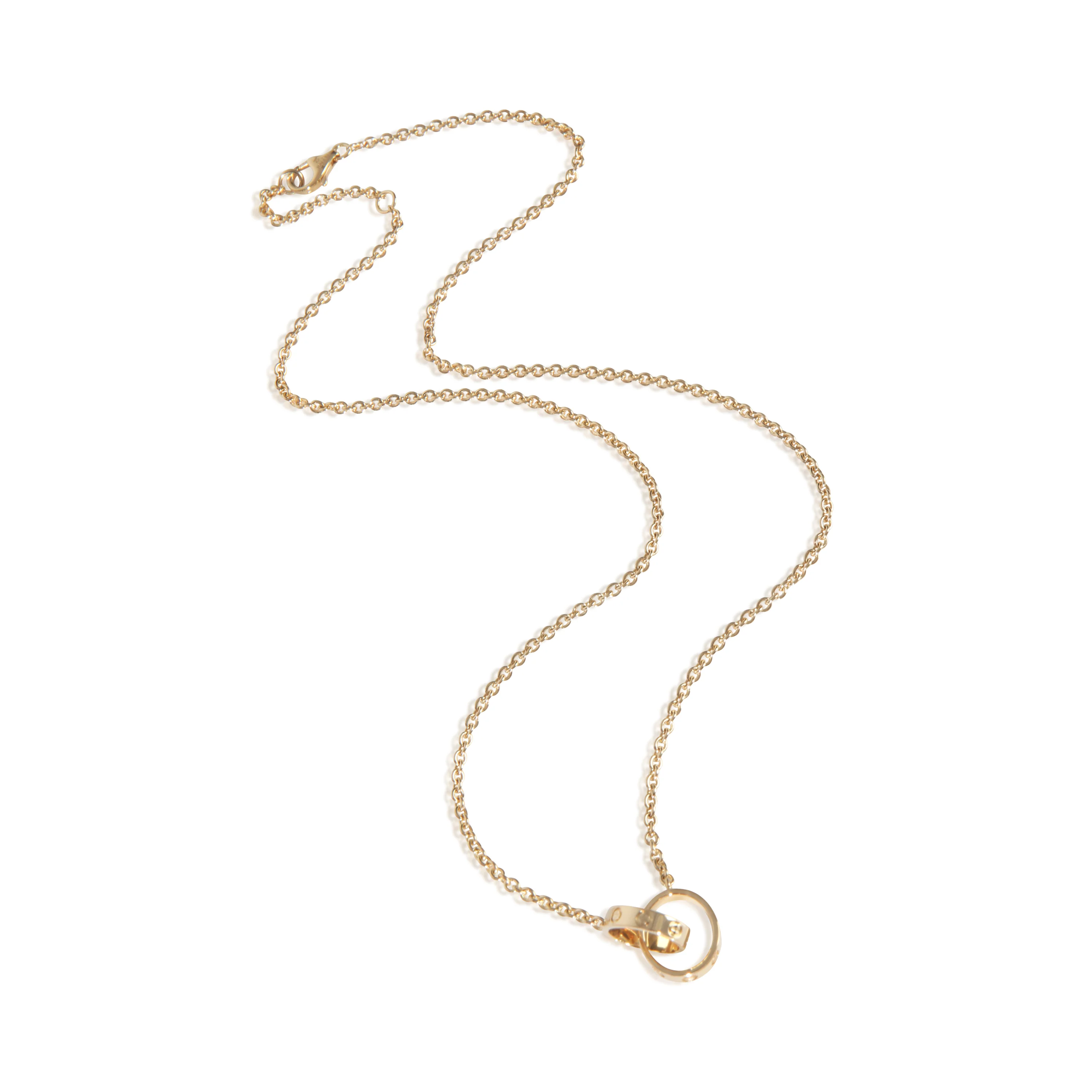 Yellow Gold Love Necklace - Image 4