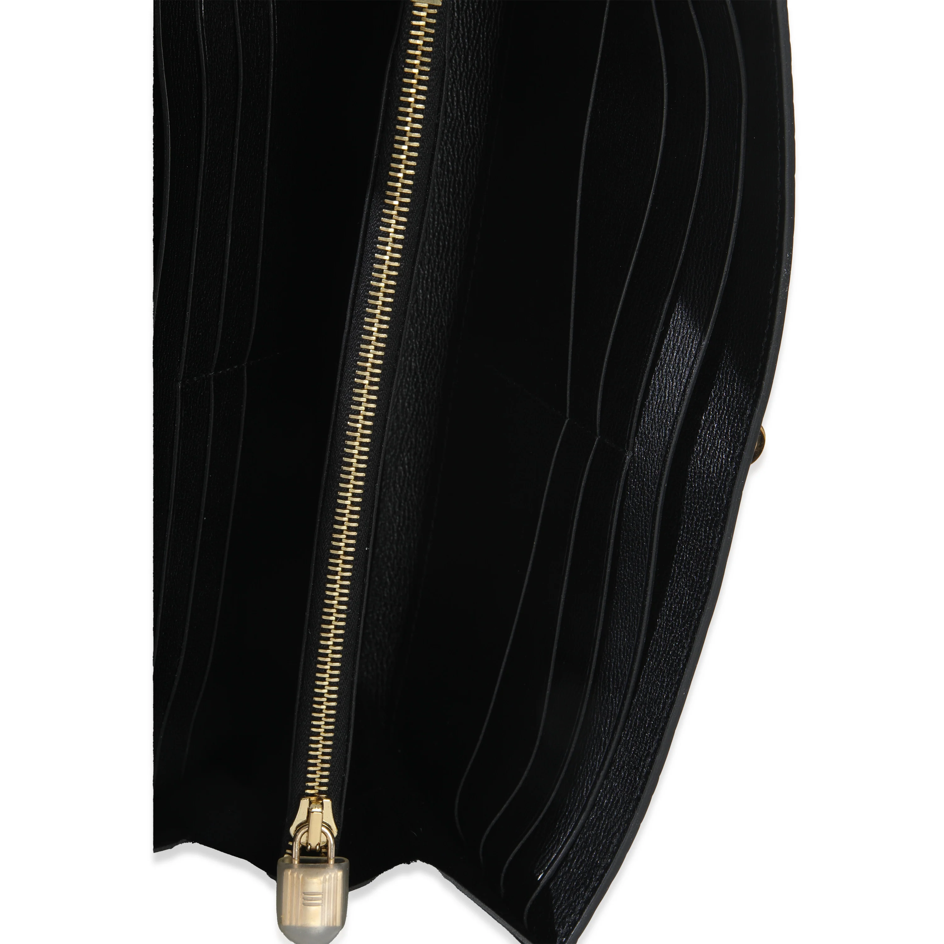 Black Shiny Alligator Kelly Longue Wallet GHW - Image 10