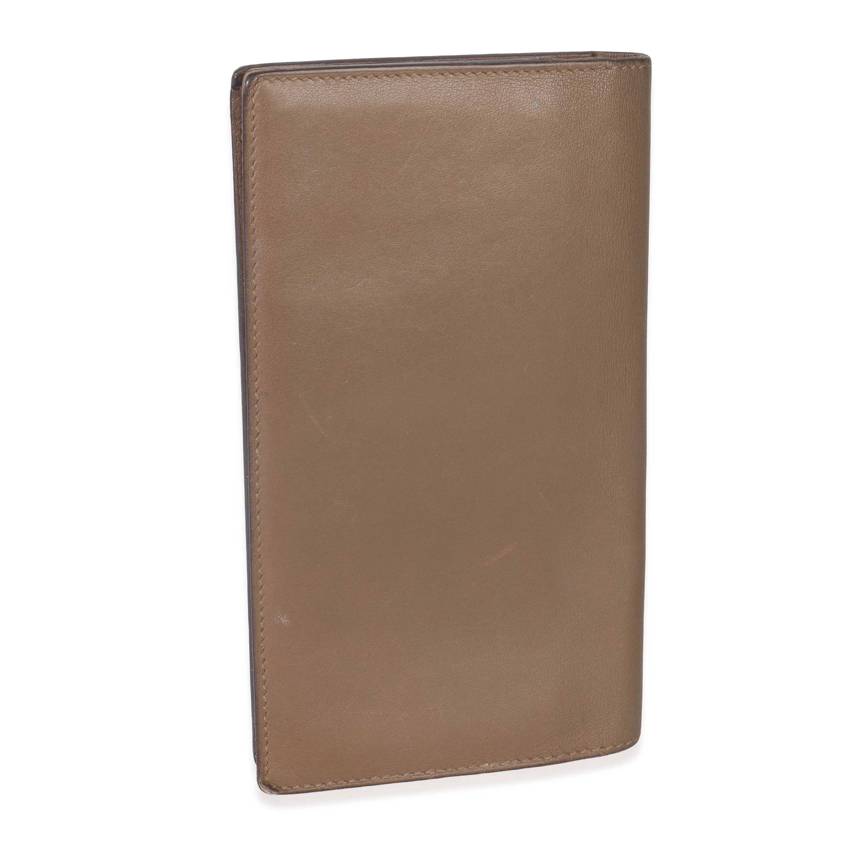 Vintage Taupe Swift MC² Fleming Wallet - Image 6