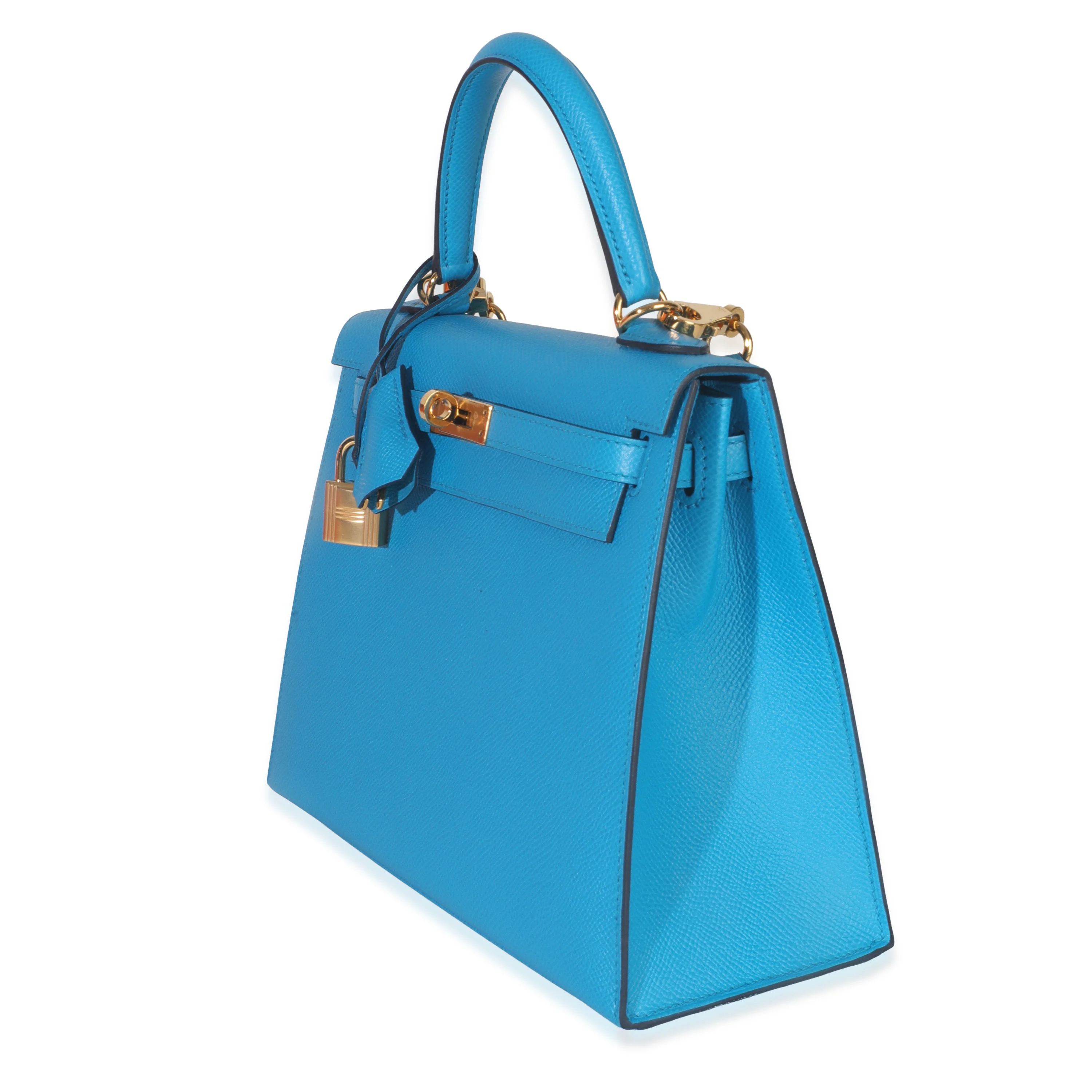 Blue Frida Epsom Sellier Kelly 25 GHW - Image 2