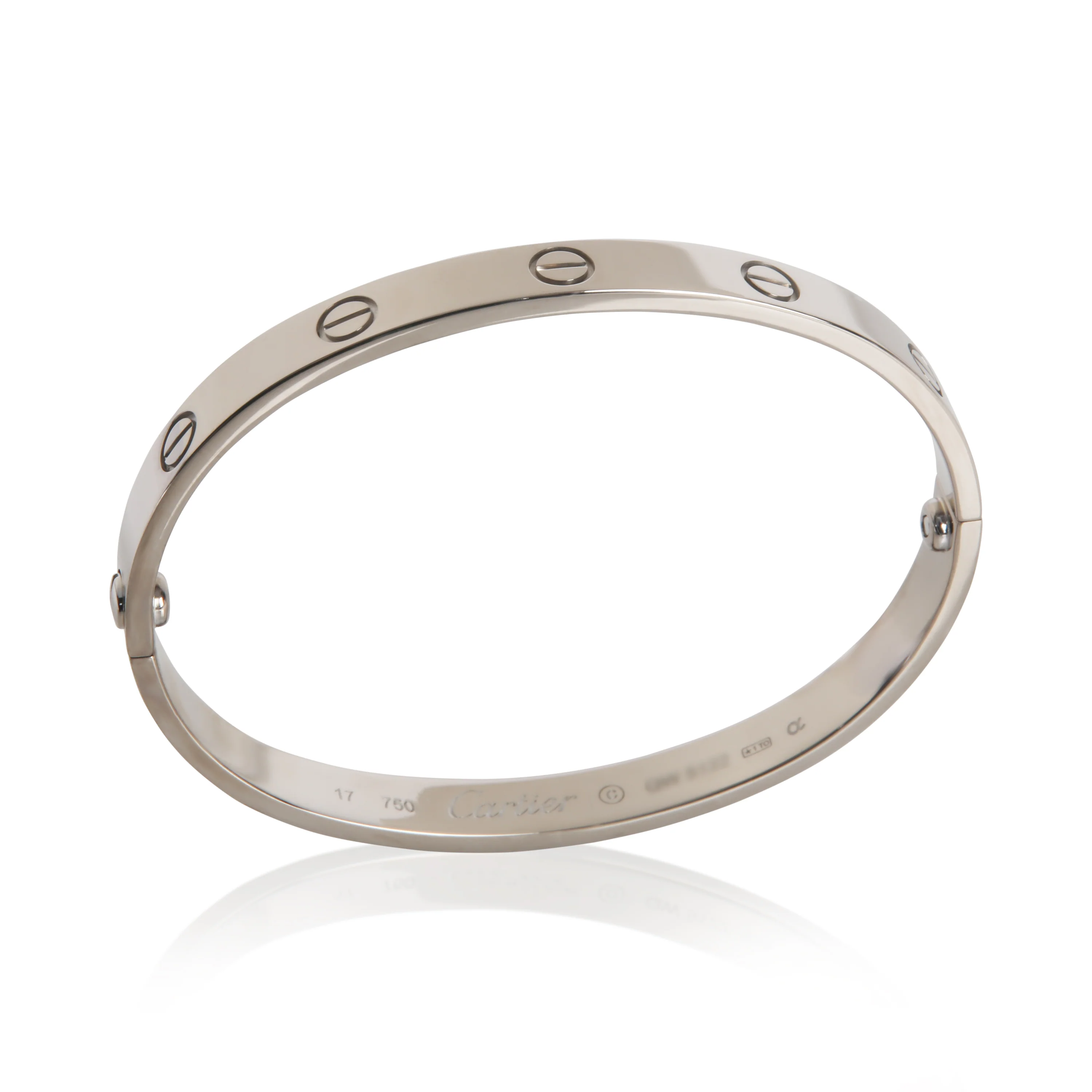 White Gold Love Bracelet - Image 4
