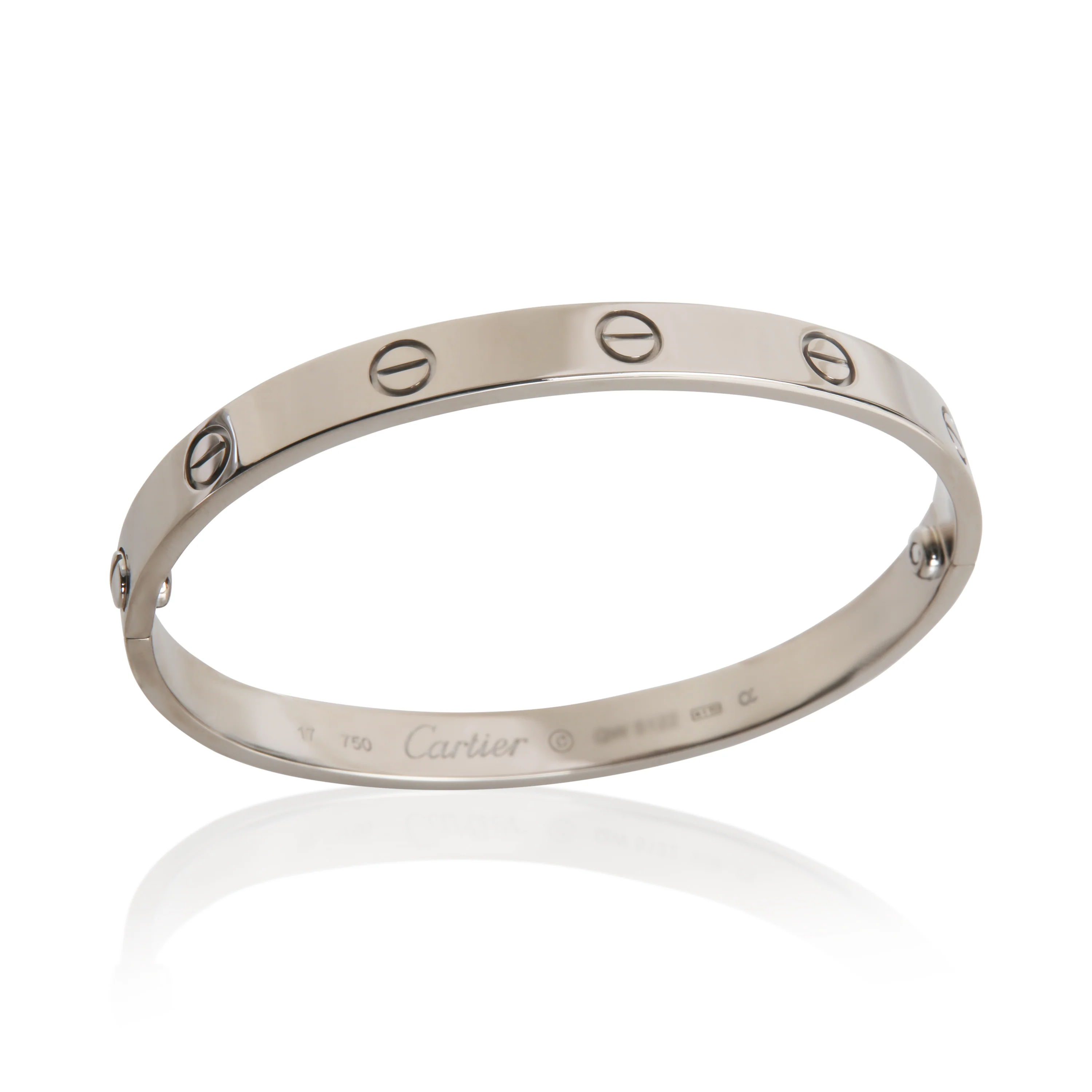 White Gold Love Bracelet - Image 5
