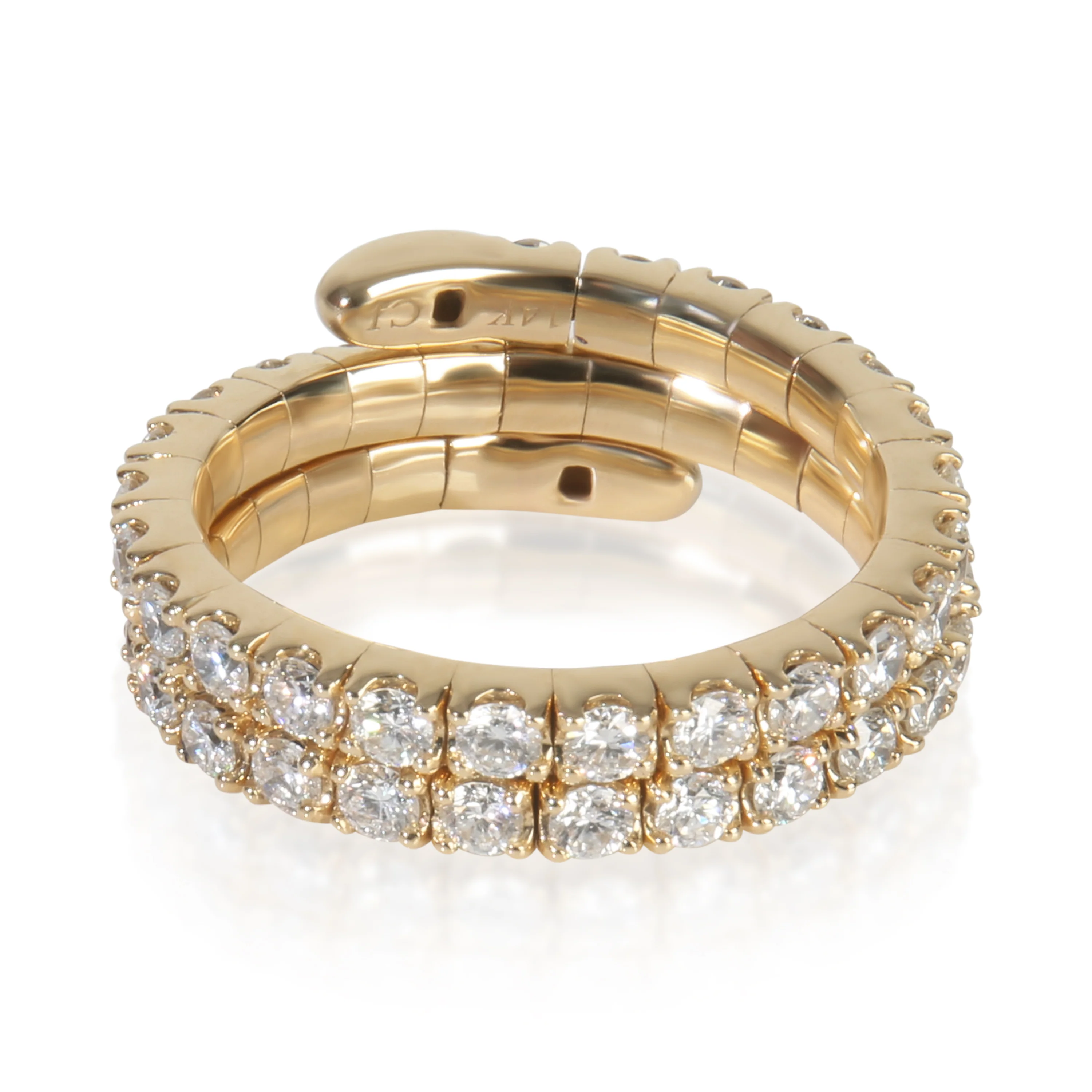 2.04 ctw Yellow Gold Lab-Grown Diamond Ring - Image 3