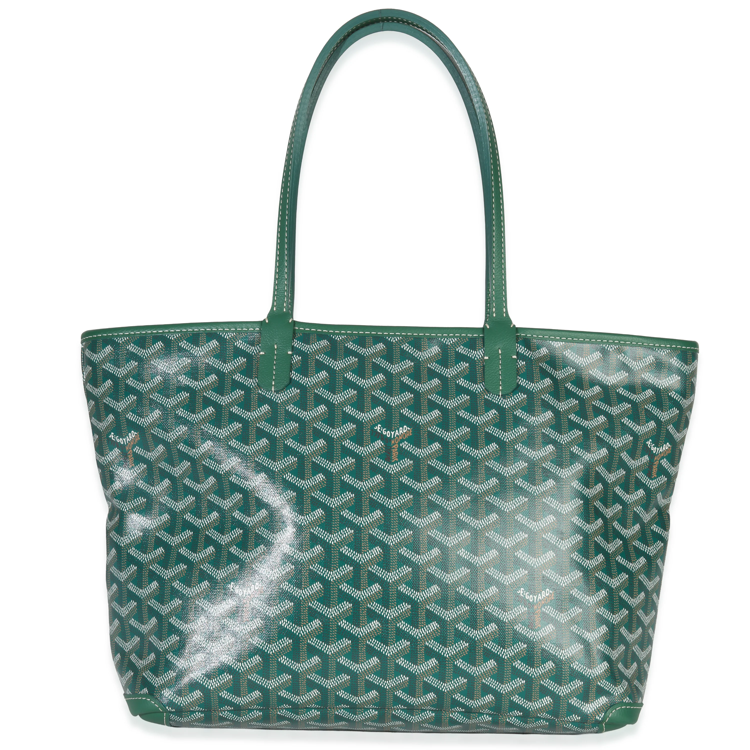 Green Goyardine Canvas Artois PM - Image 4