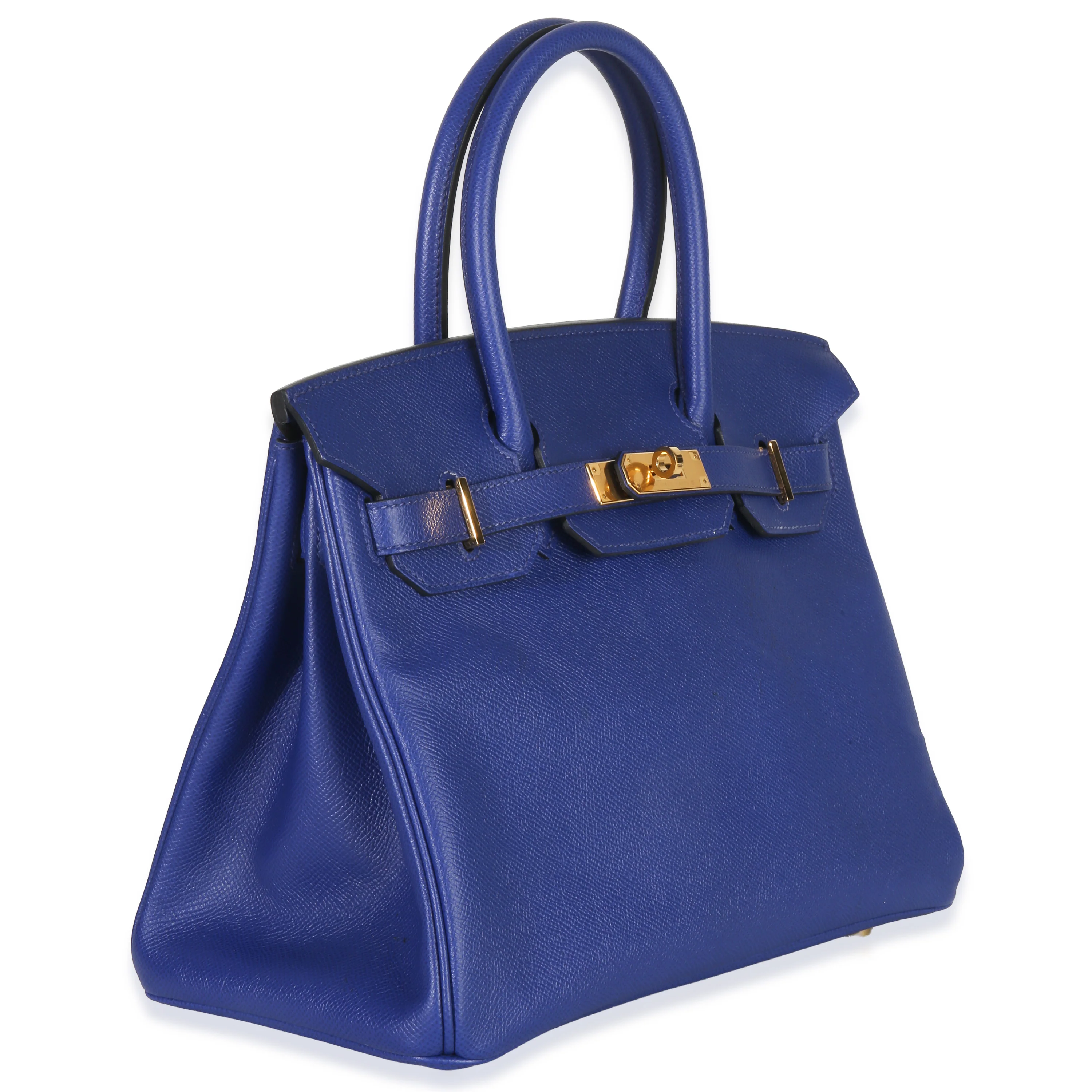 Bleu Electrique Epsom Birkin 30 GHW - Image 3