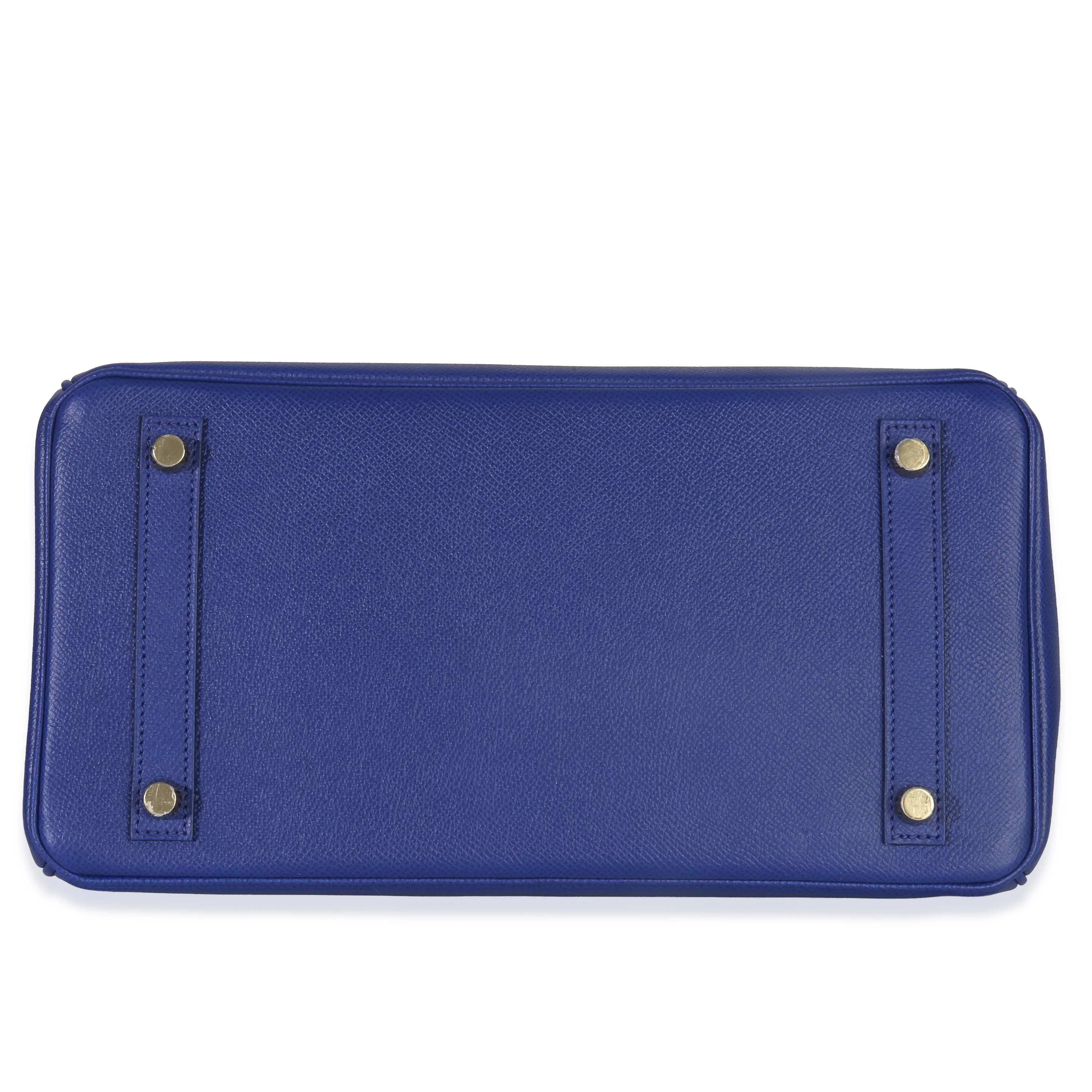 Bleu Electrique Epsom Birkin 30 GHW - Image 5
