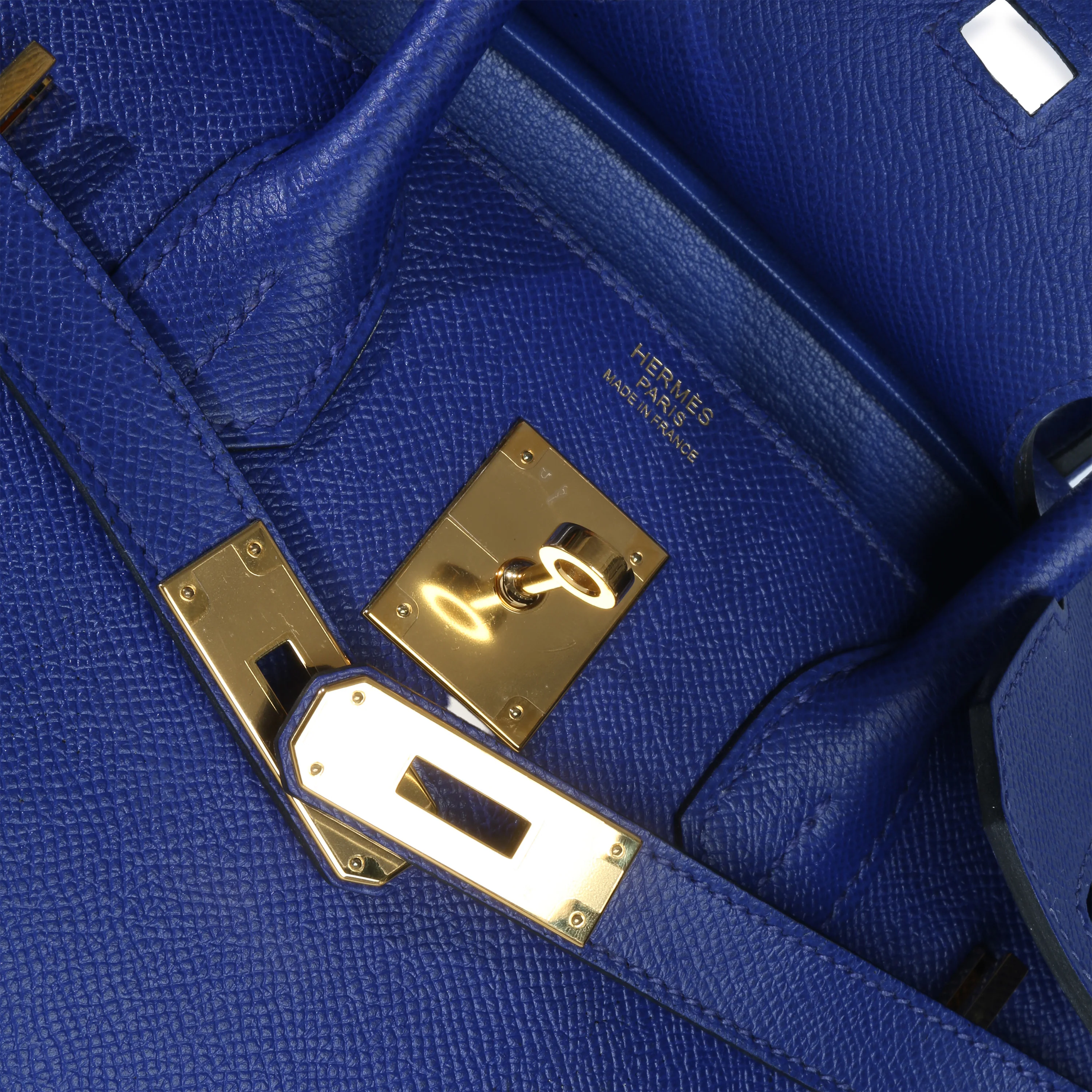 Bleu Electrique Epsom Birkin 30 GHW - Image 8